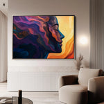 Portrait 080 Canvas Art 90 x 60 cm / Stretched on hidden frame