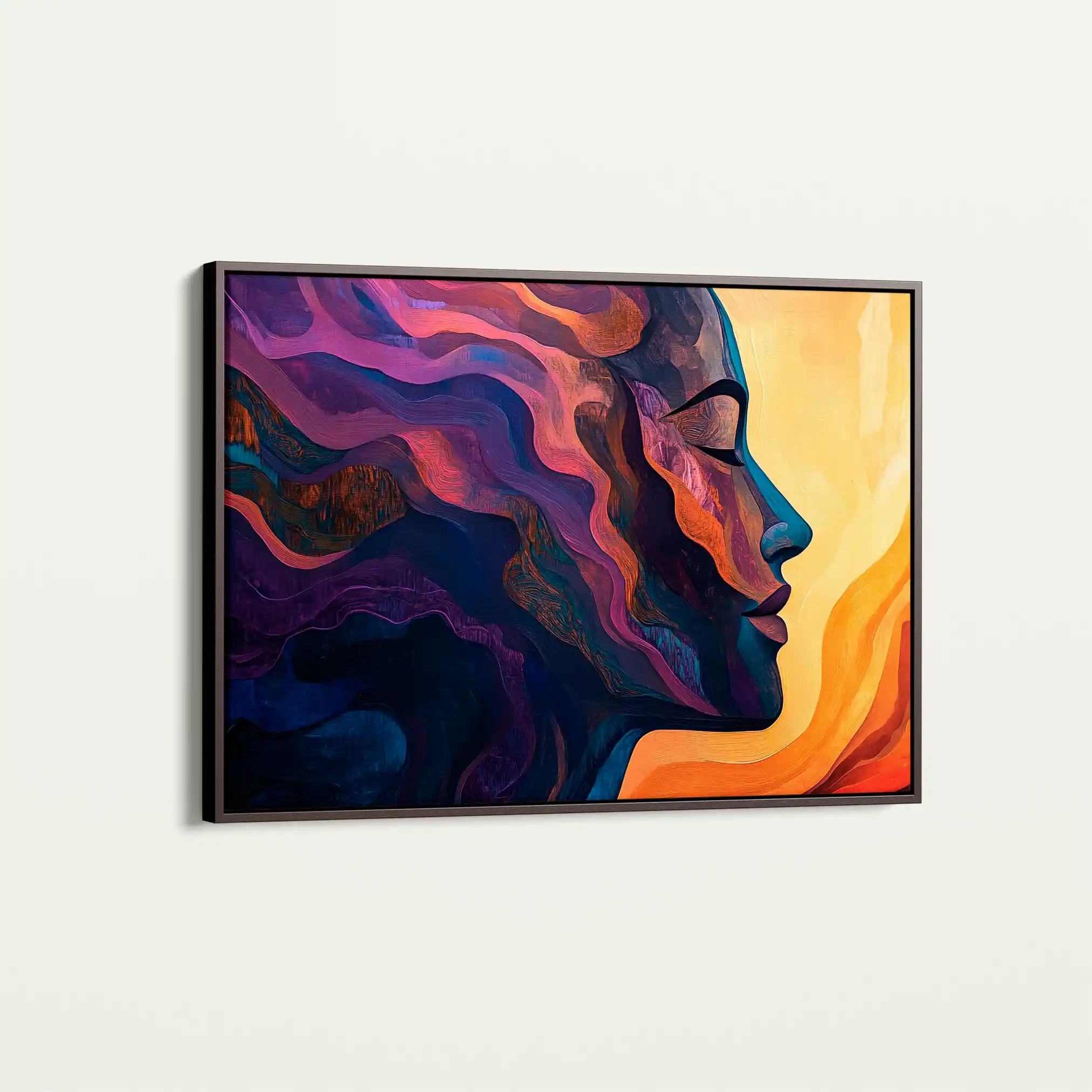 Portrait 080 Canvas Art 90 x 60 cm / Stretched on hidden frame