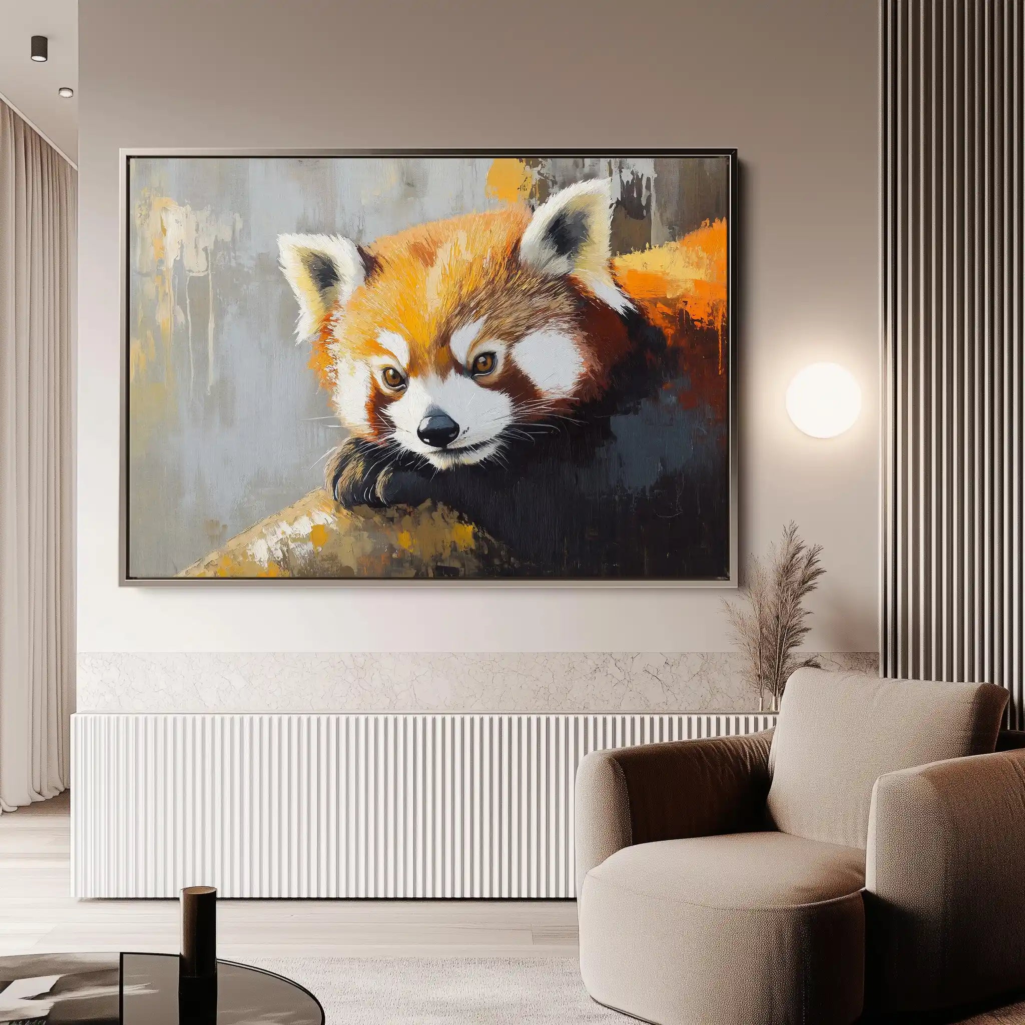 Animals 081 Canvas Art 90 x 60 cm / Stretched on hidden frame
