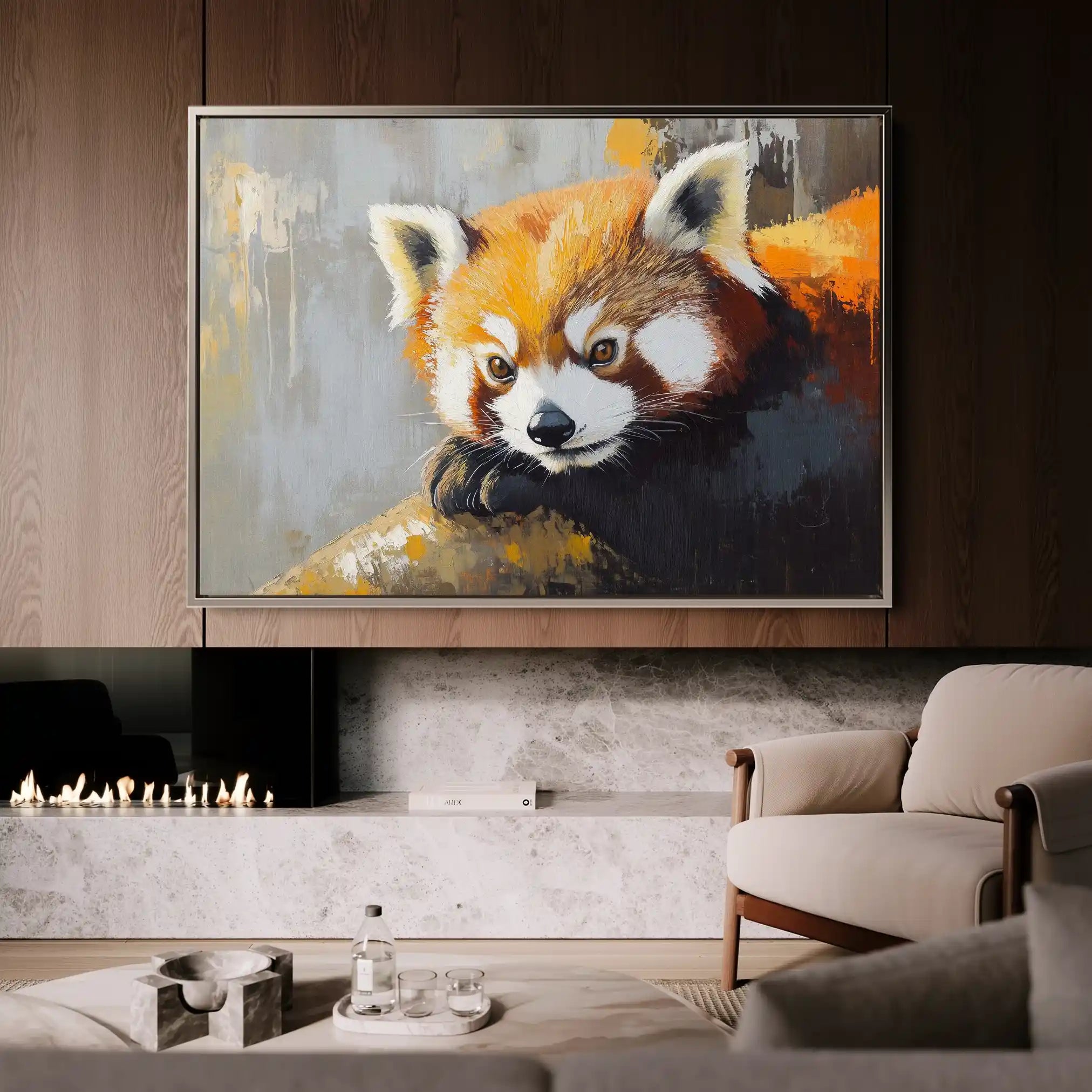 Animals 081 Canvas Art 90 x 60 cm / Stretched on hidden frame