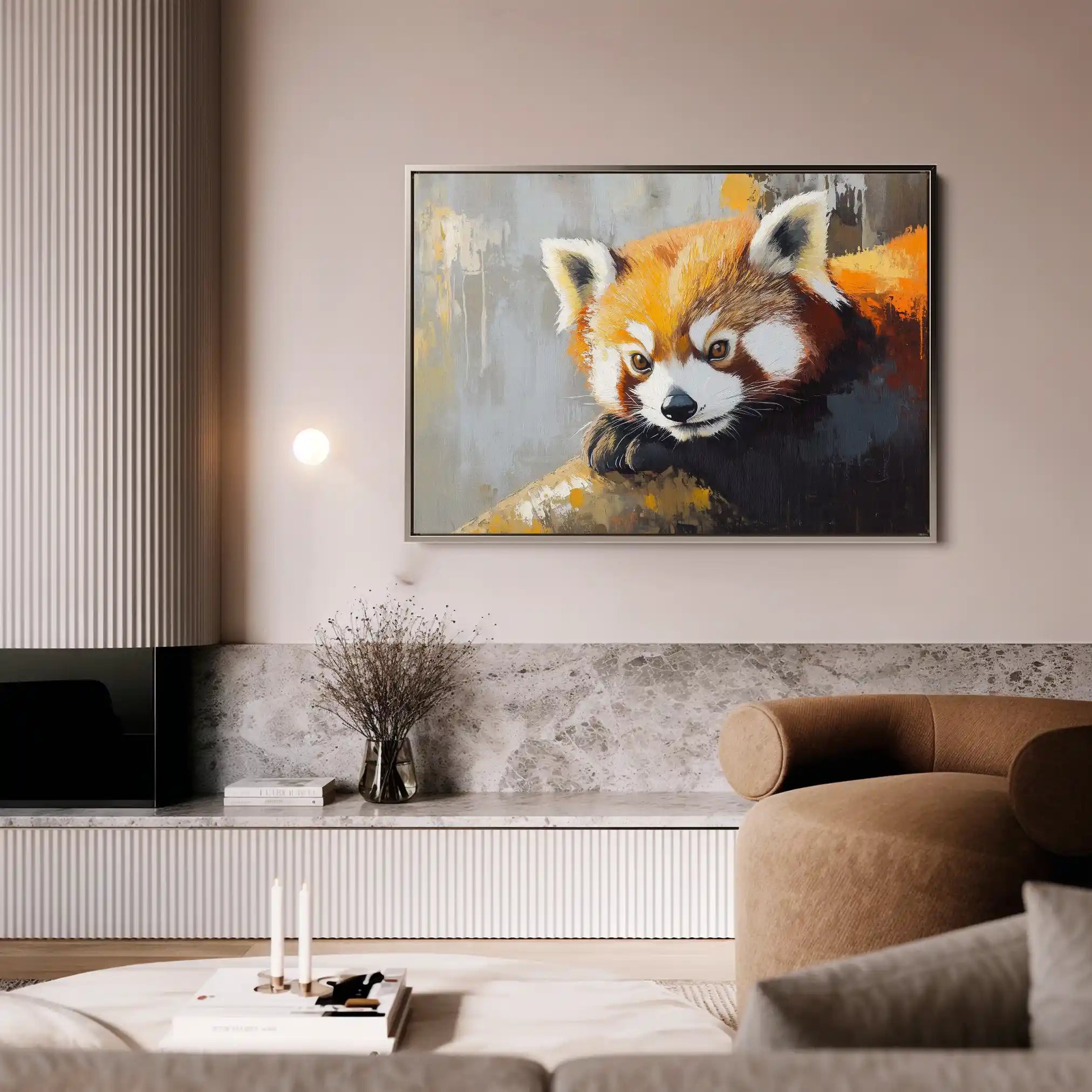Animals 081 Canvas Art 90 x 60 cm / Stretched on hidden frame