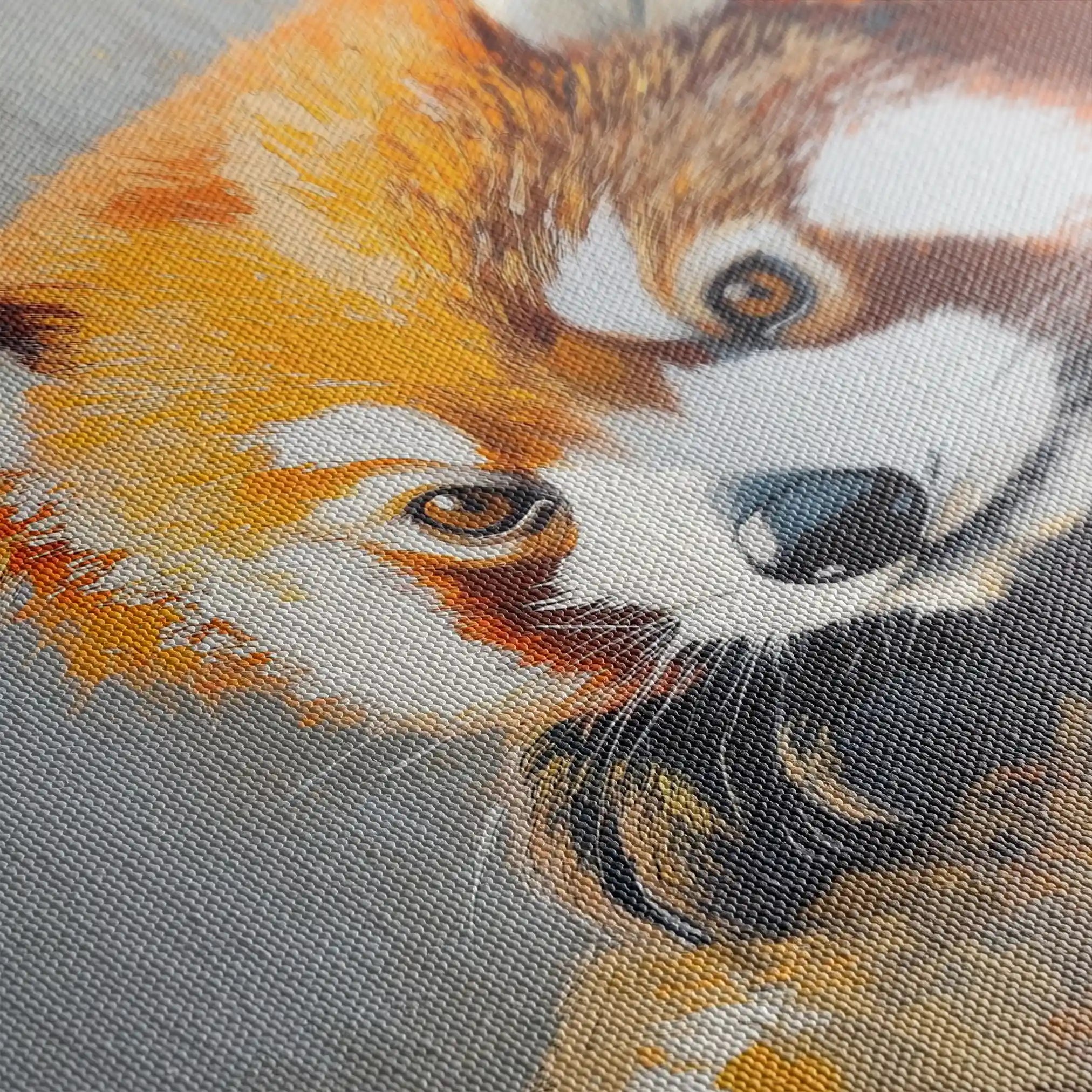 Animals 081 Canvas Art 90 x 60 cm / Stretched on hidden frame