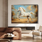 Horses 081 Canvas Art 90 x 60 cm / Stretched on hidden frame
