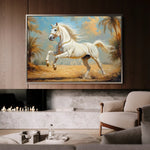 Horses 081 Canvas Art 90 x 60 cm / Stretched on hidden frame