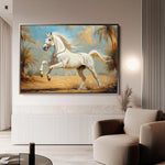 Horses 081 Canvas Art 90 x 60 cm / Stretched on hidden frame