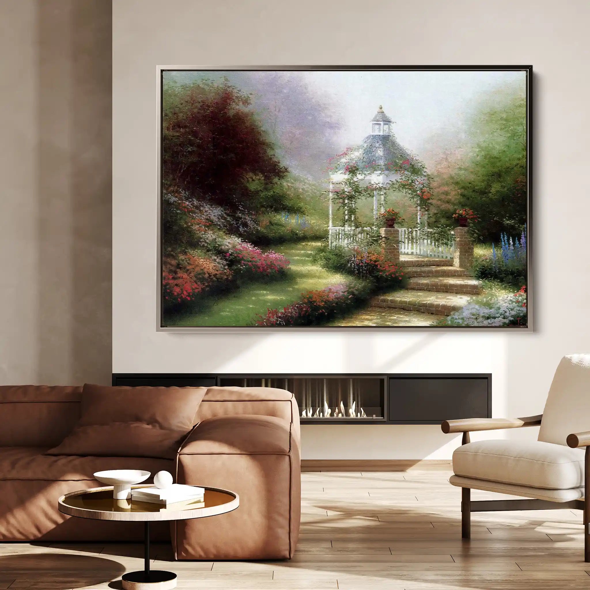Landscape 081 Canvas Art 90 x 60 cm / Stretched on hidden frame