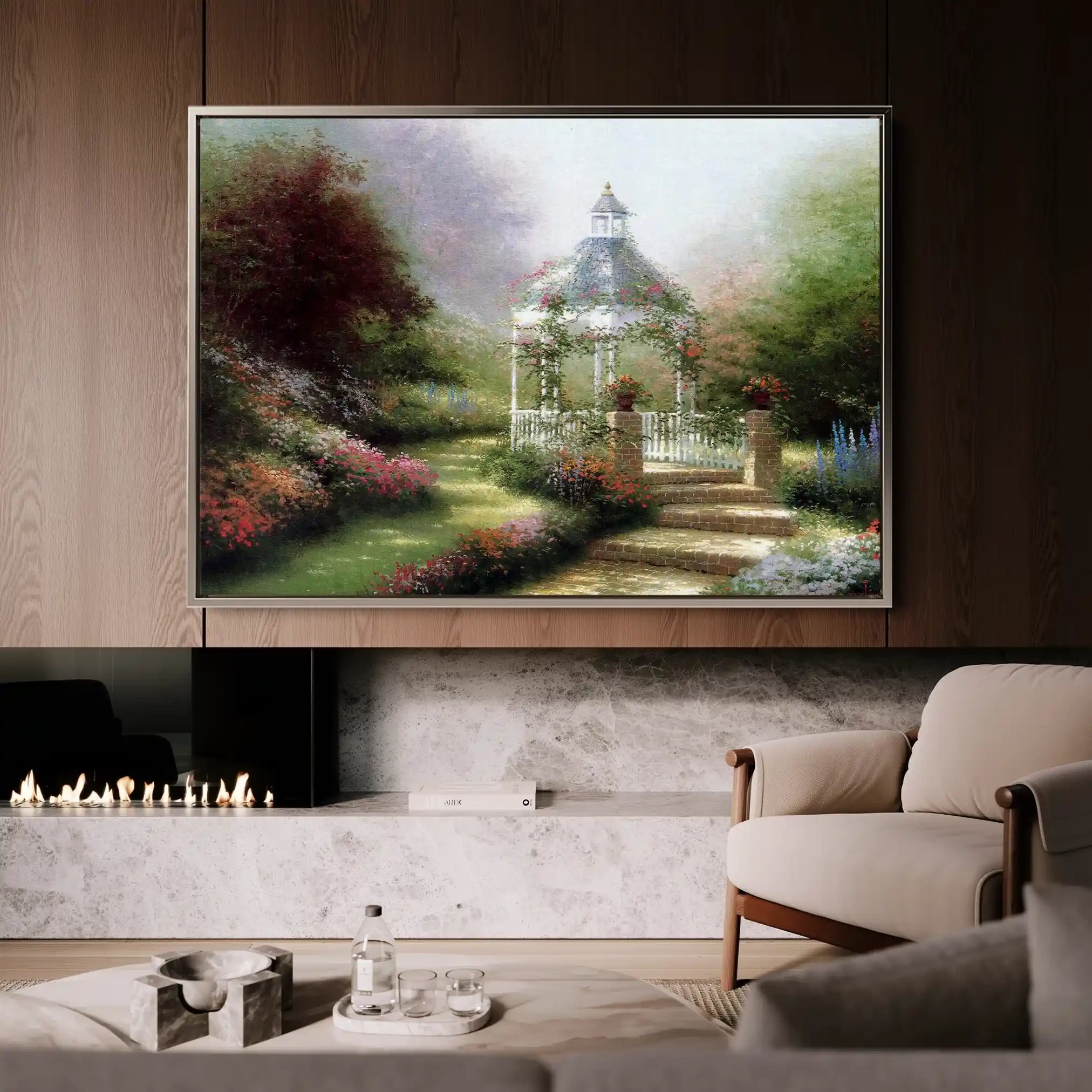 Landscape 081 Canvas Art 90 x 60 cm / Stretched on hidden frame