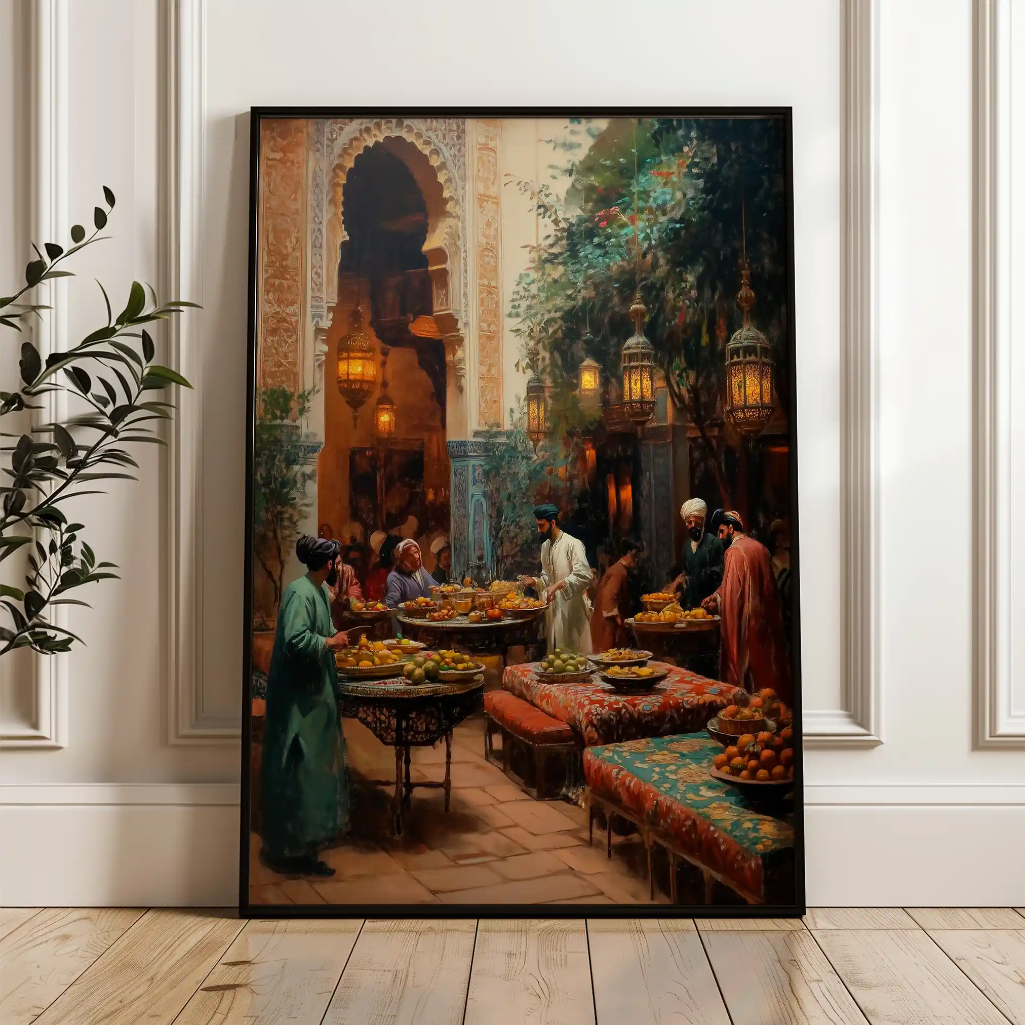 Orientalist 081 Canvas Art 90 x 60 cm / Stretched on hidden frame