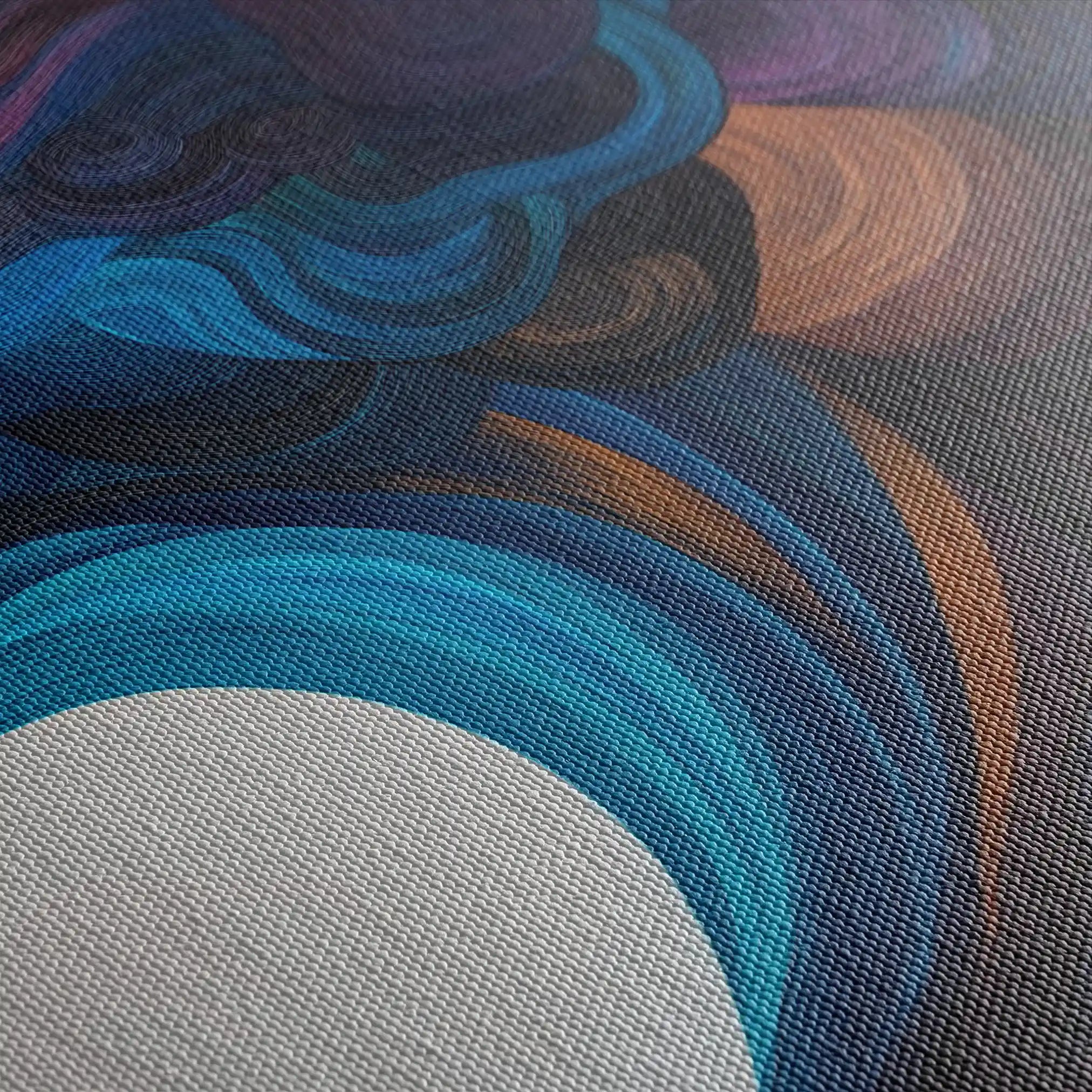 Portrait 081 Canvas Art 90 x 60 cm / Stretched on hidden frame