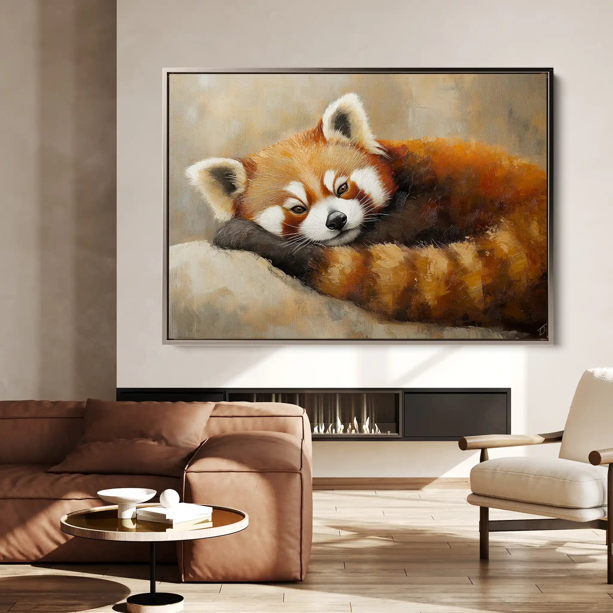 Animals 082 Canvas Art 90 x 60 cm / Stretched on hidden frame
