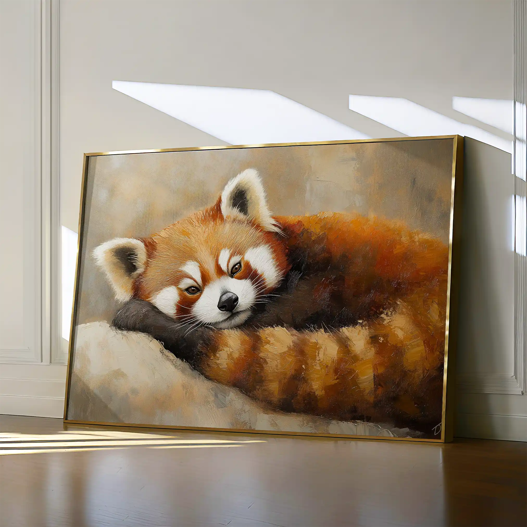 Animals 082 Canvas Art 90 x 60 cm / Stretched on hidden frame
