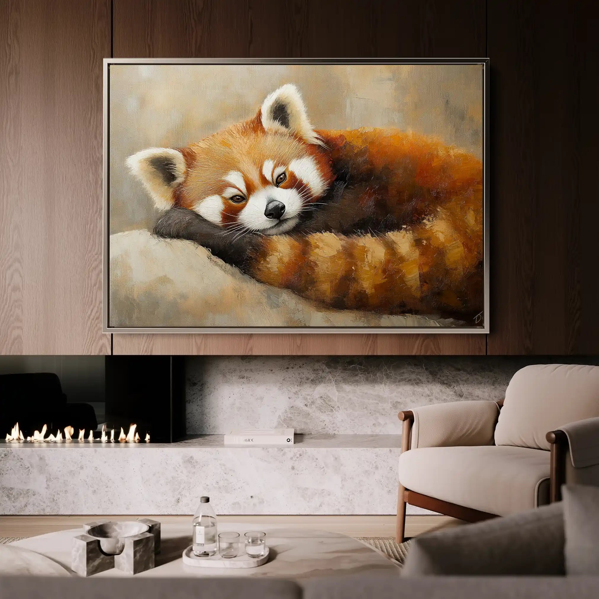 Animals 082 Canvas Art 90 x 60 cm / Stretched on hidden frame