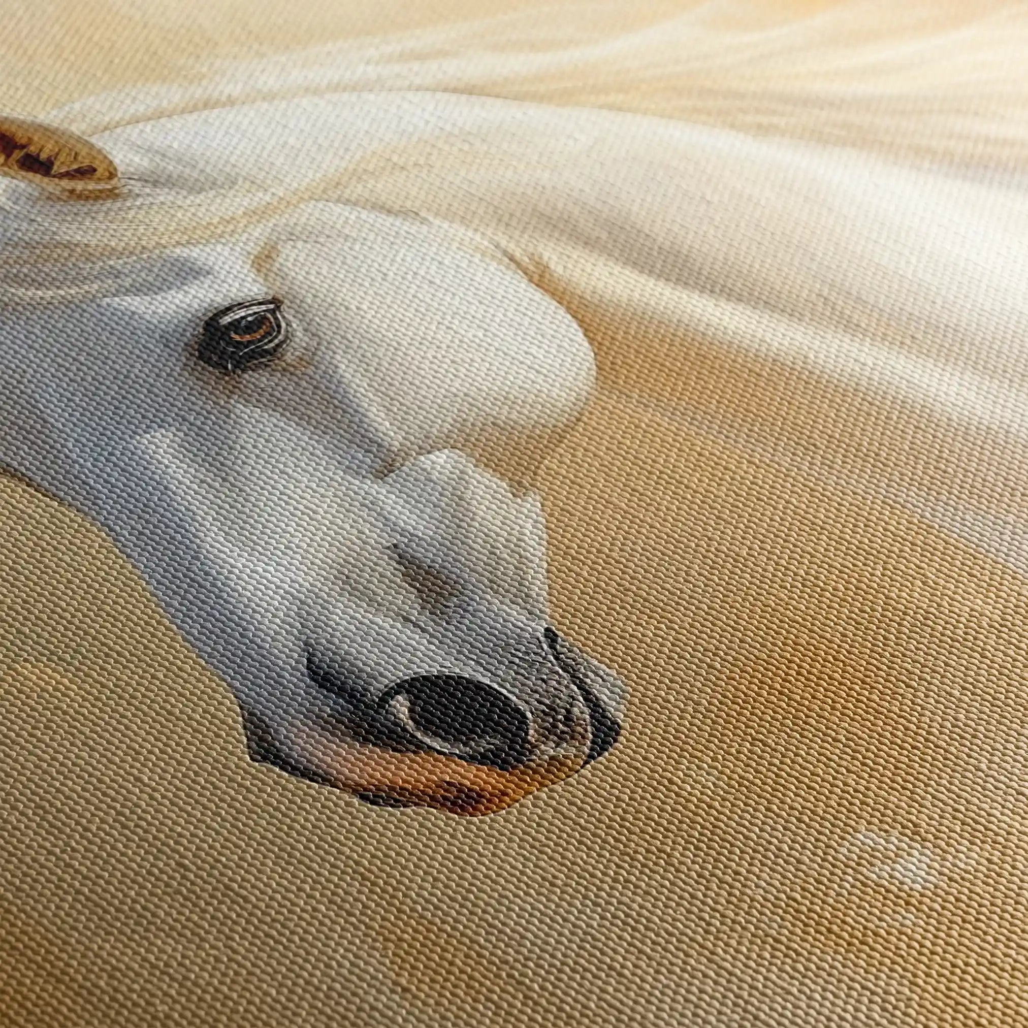 Horses 082 Canvas Art 90 x 60 cm / Stretched on hidden frame