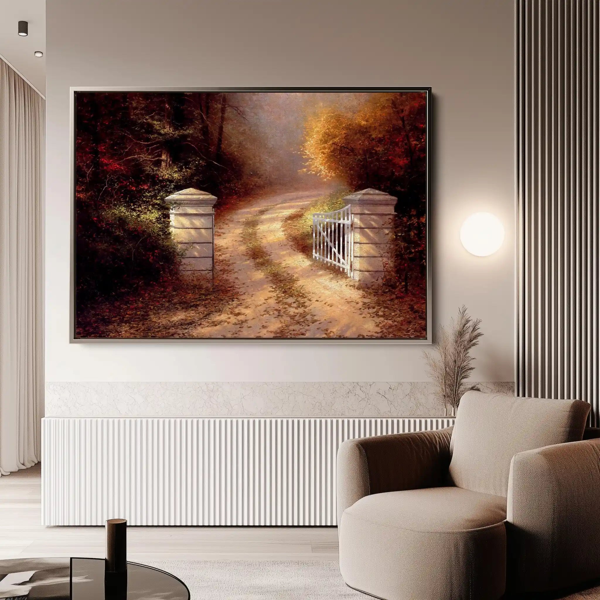 Landscape 082 Canvas Art 90 x 60 cm / Stretched on hidden frame