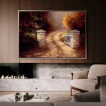 Landscape 082 Canvas Art 90 x 60 cm / Stretched on hidden frame