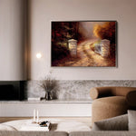 Landscape 082 Canvas Art 90 x 60 cm / Stretched on hidden frame