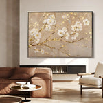 Floral Canvas Wall Art WAD083-F 90 x 60 cm / Stretched on hidden frame