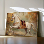 Horses 083 Canvas Art 90 x 60 cm / Stretched on hidden frame