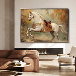 Horses 083 Canvas Art 90 x 60 cm / Stretched on hidden frame
