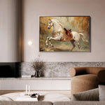 Horses 083 Canvas Art 90 x 60 cm / Stretched on hidden frame