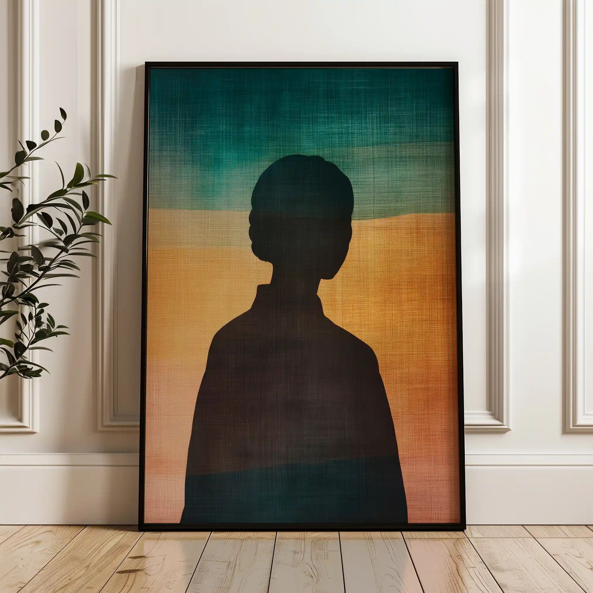 Portrait 083 Canvas Art 90 x 60 cm / Stretched on hidden frame