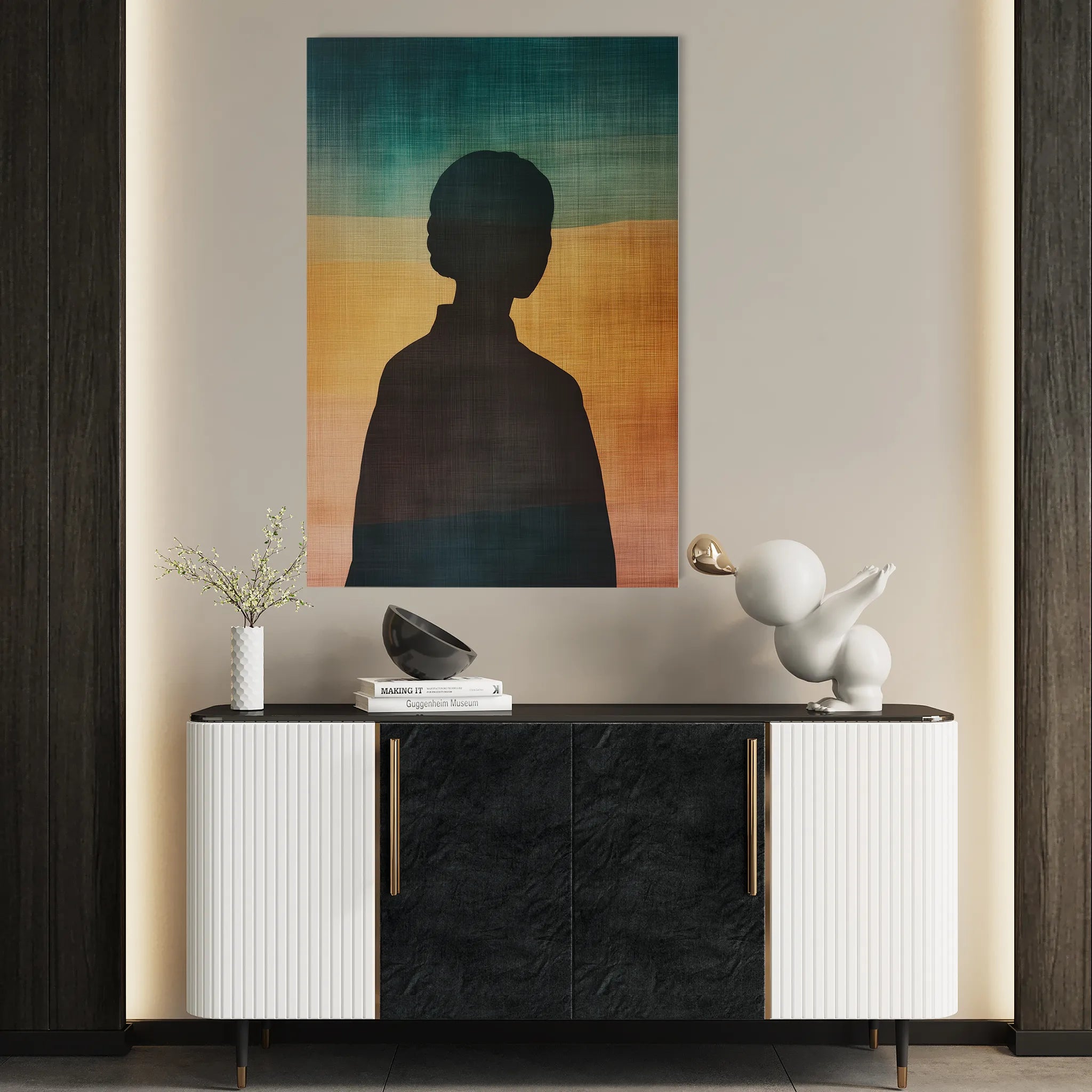Portrait Canvas Wall Art WAD083-P 90 x 60 cm / Stretched on hidden frame