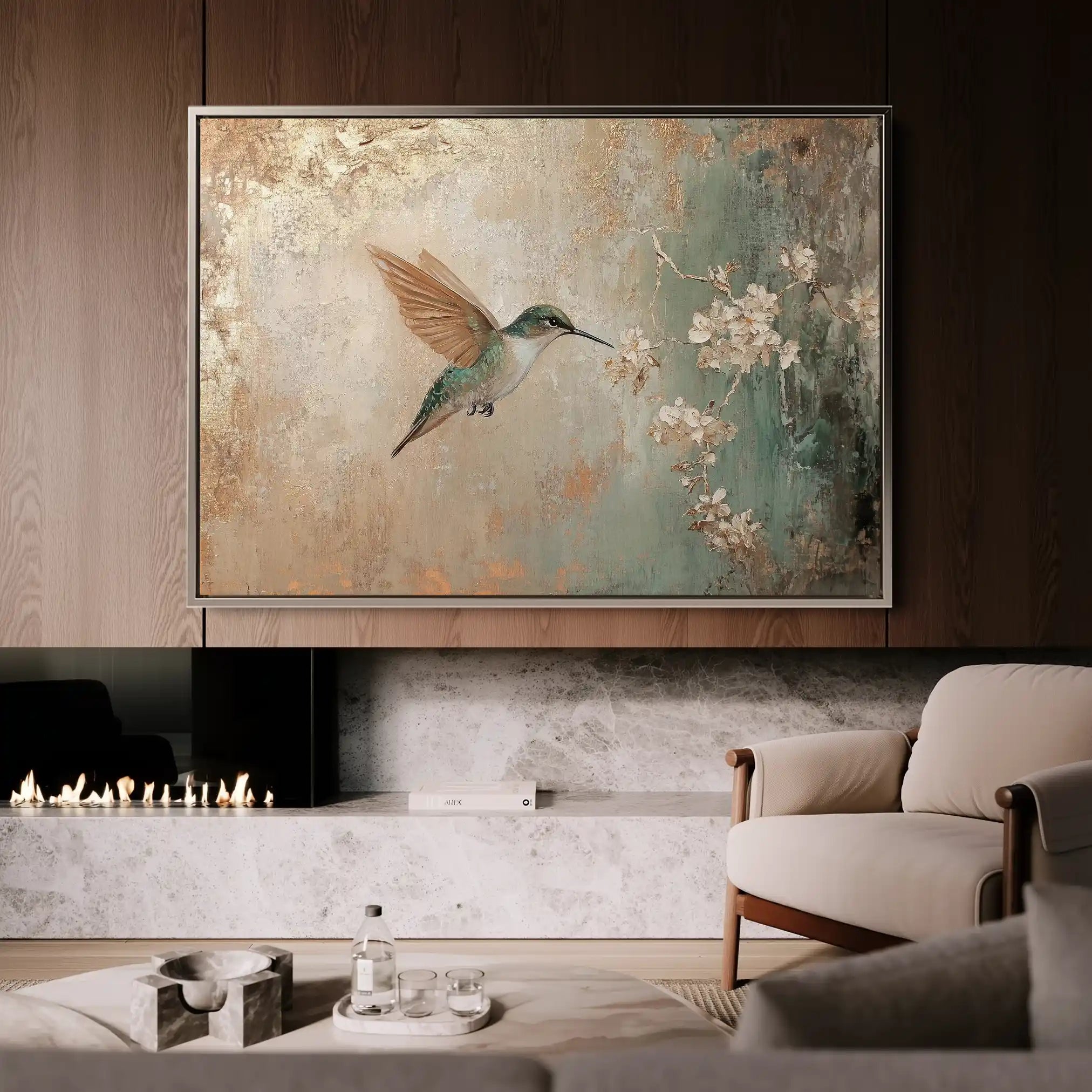 Animals 084 Canvas Art 90 x 60 cm / Stretched on hidden frame