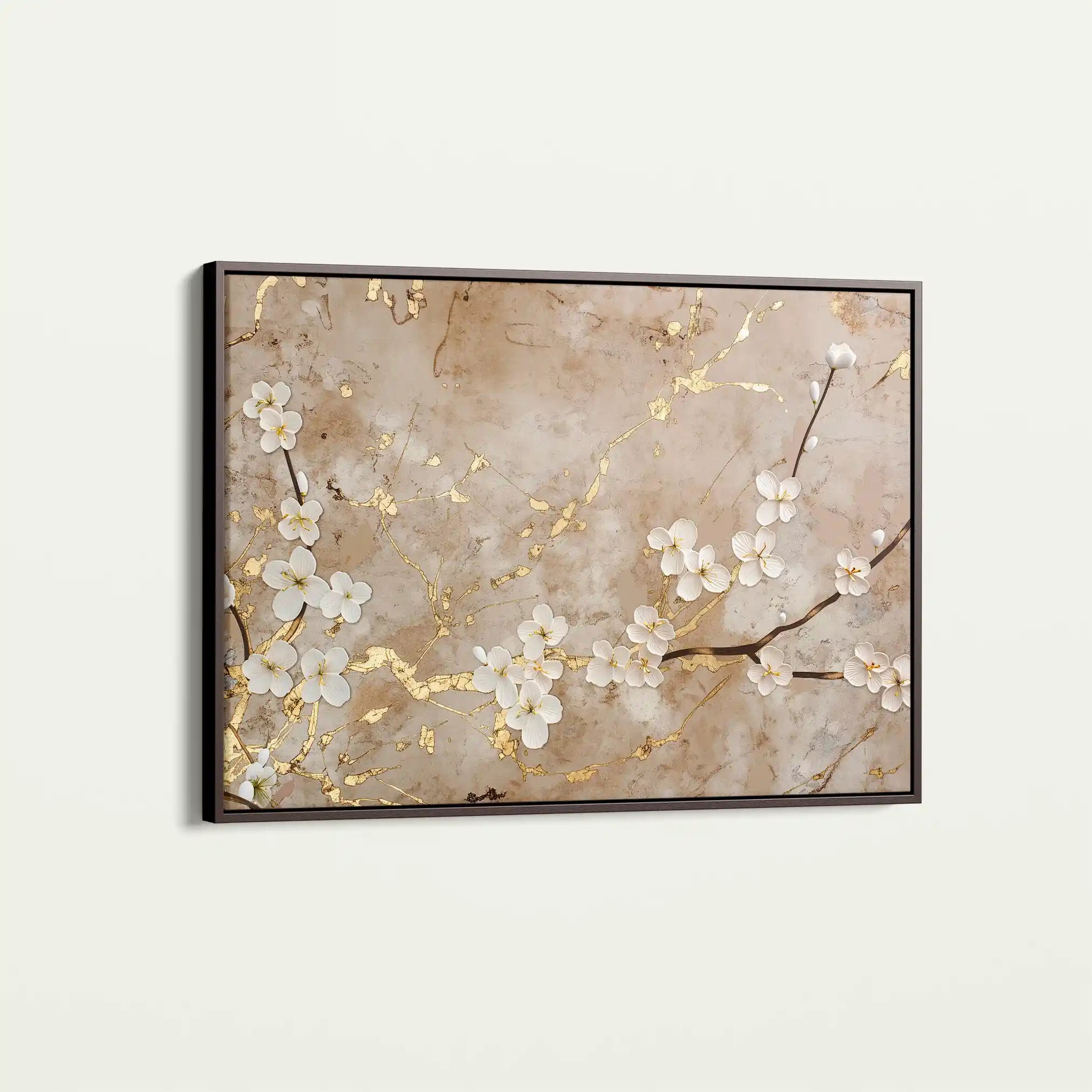 Floral Canvas Wall Art WAD084-F 90 x 60 cm / Stretched on hidden frame