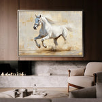 Horses 084 Canvas Art 90 x 60 cm / Stretched on hidden frame
