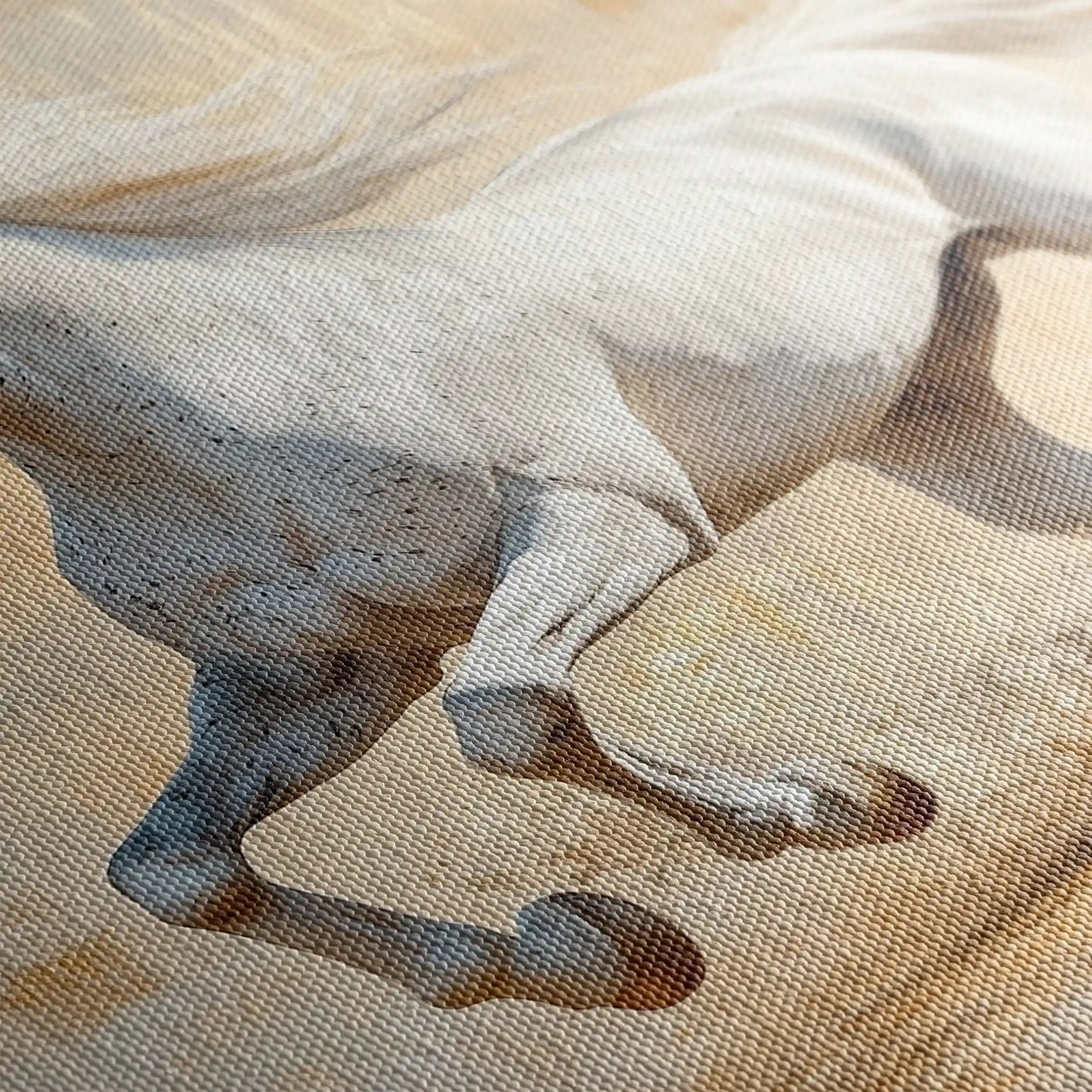 Horses 084 Canvas Art 90 x 60 cm / Stretched on hidden frame