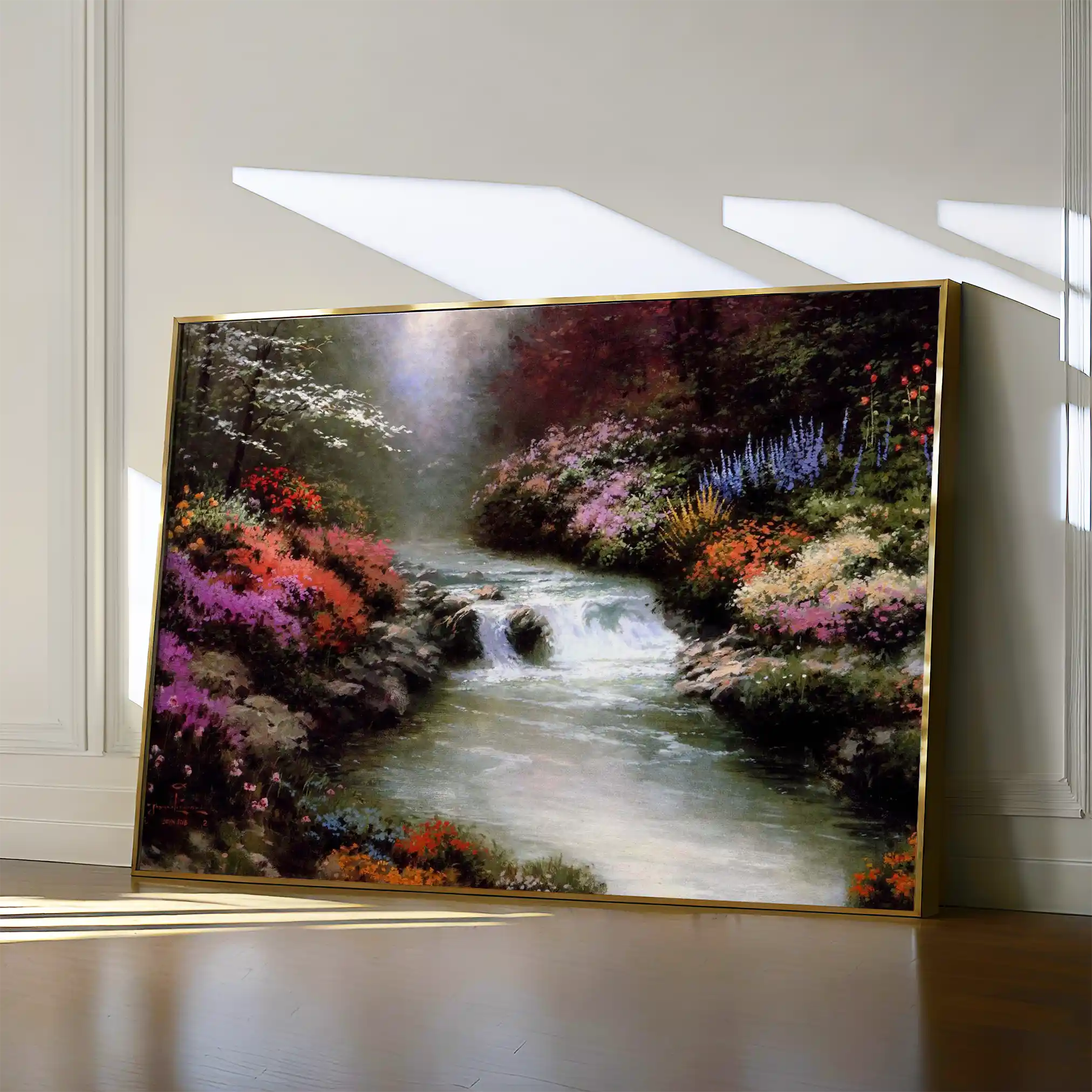 Landscape 084 Canvas Art 90 x 60 cm / Stretched on hidden frame