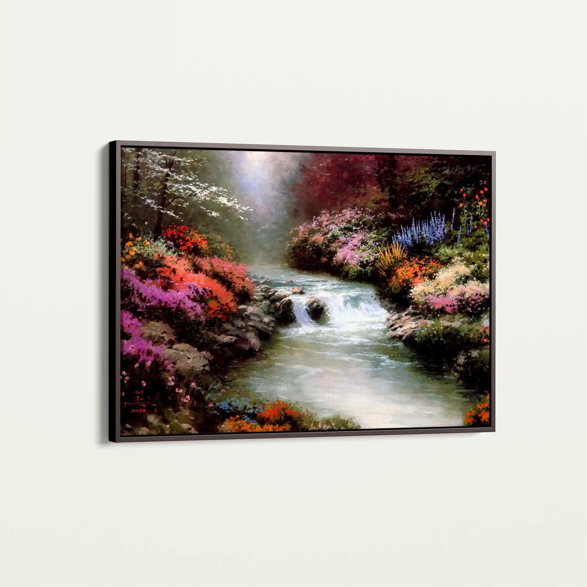 Landscape 084 Canvas Art 90 x 60 cm / Stretched on hidden frame