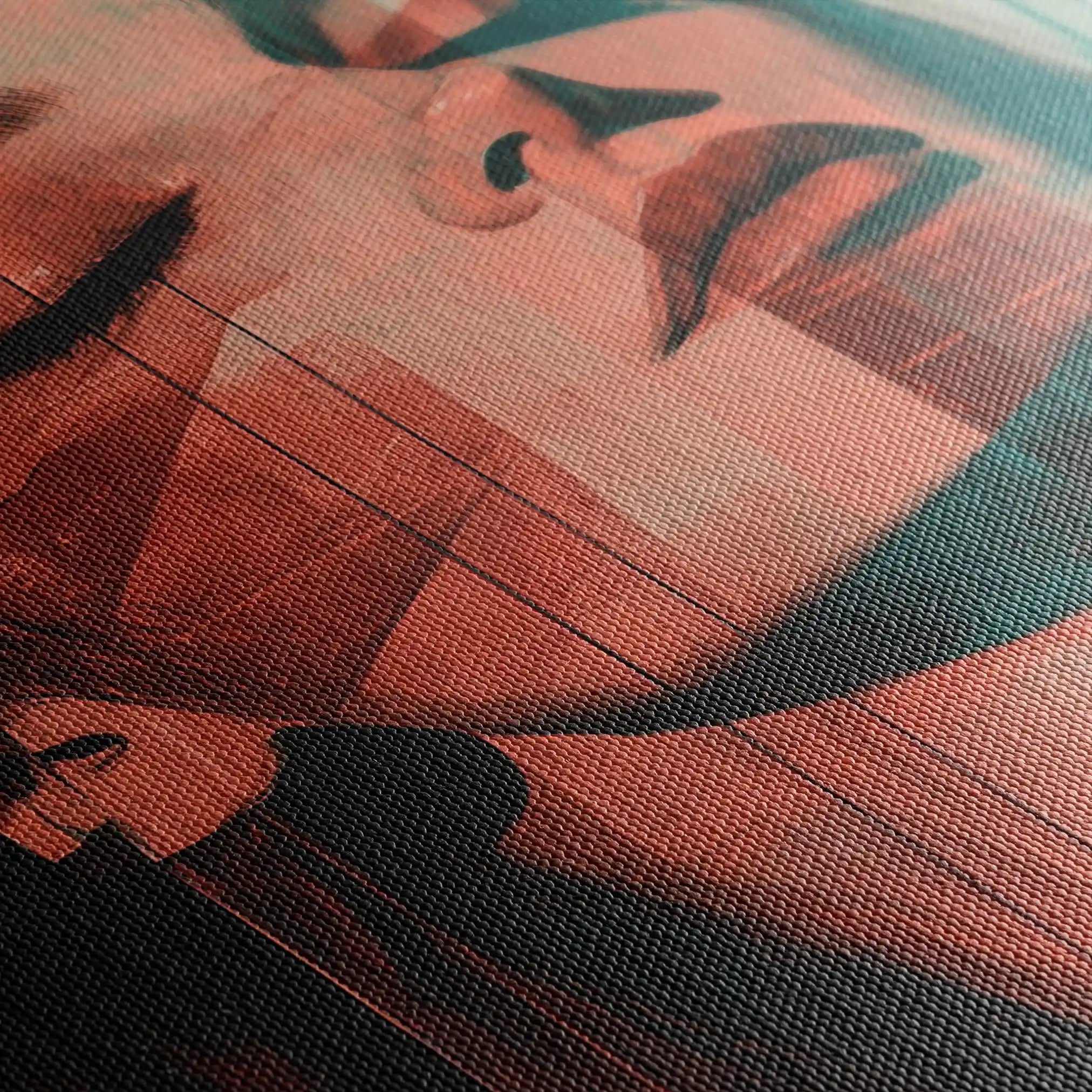 Portrait 084 Canvas Art 90 x 60 cm / Stretched on hidden frame