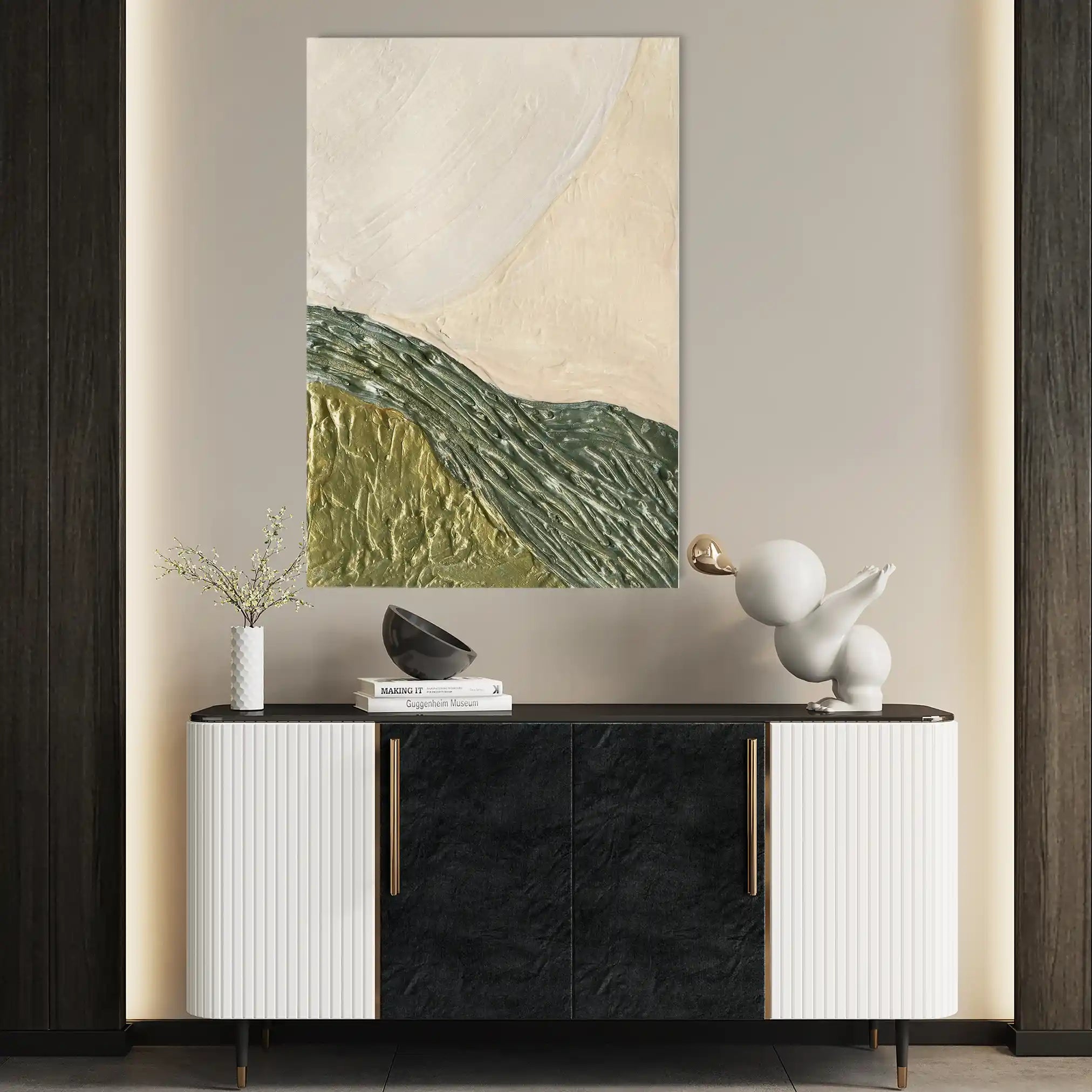 Abstract 085 Canvas Art 60 x 40 cm / Stretched on hidden frame