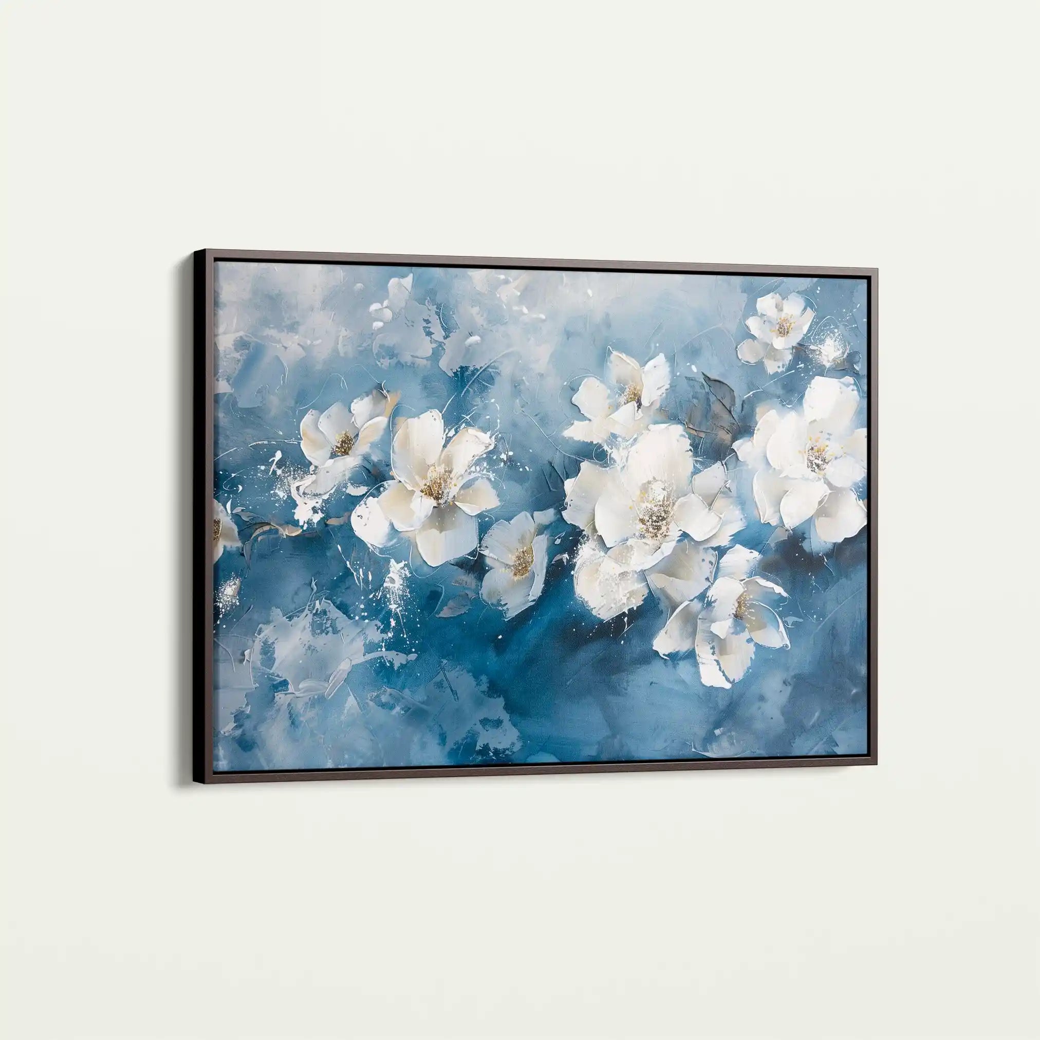 Floral Canvas Wall Art WAD085-F 90 x 60 cm / Stretched on hidden frame