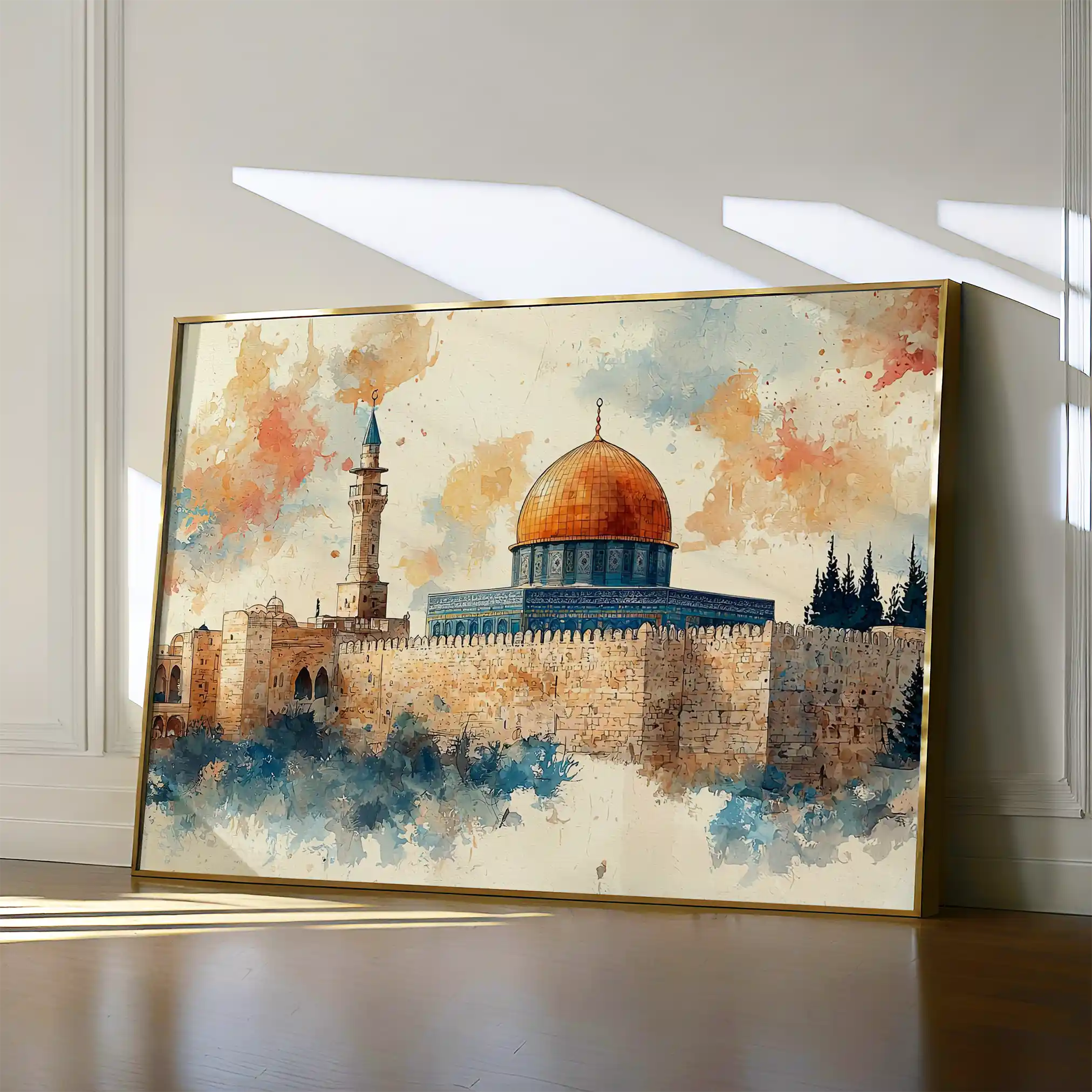 Palestine 085 Canvas Art 90 x 60 cm / Stretched on hidden frame