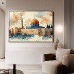 Palestine 085 Canvas Art 90 x 60 cm / Stretched on hidden frame