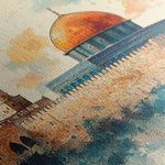 Palestine 085 Canvas Art 90 x 60 cm / Stretched on hidden frame