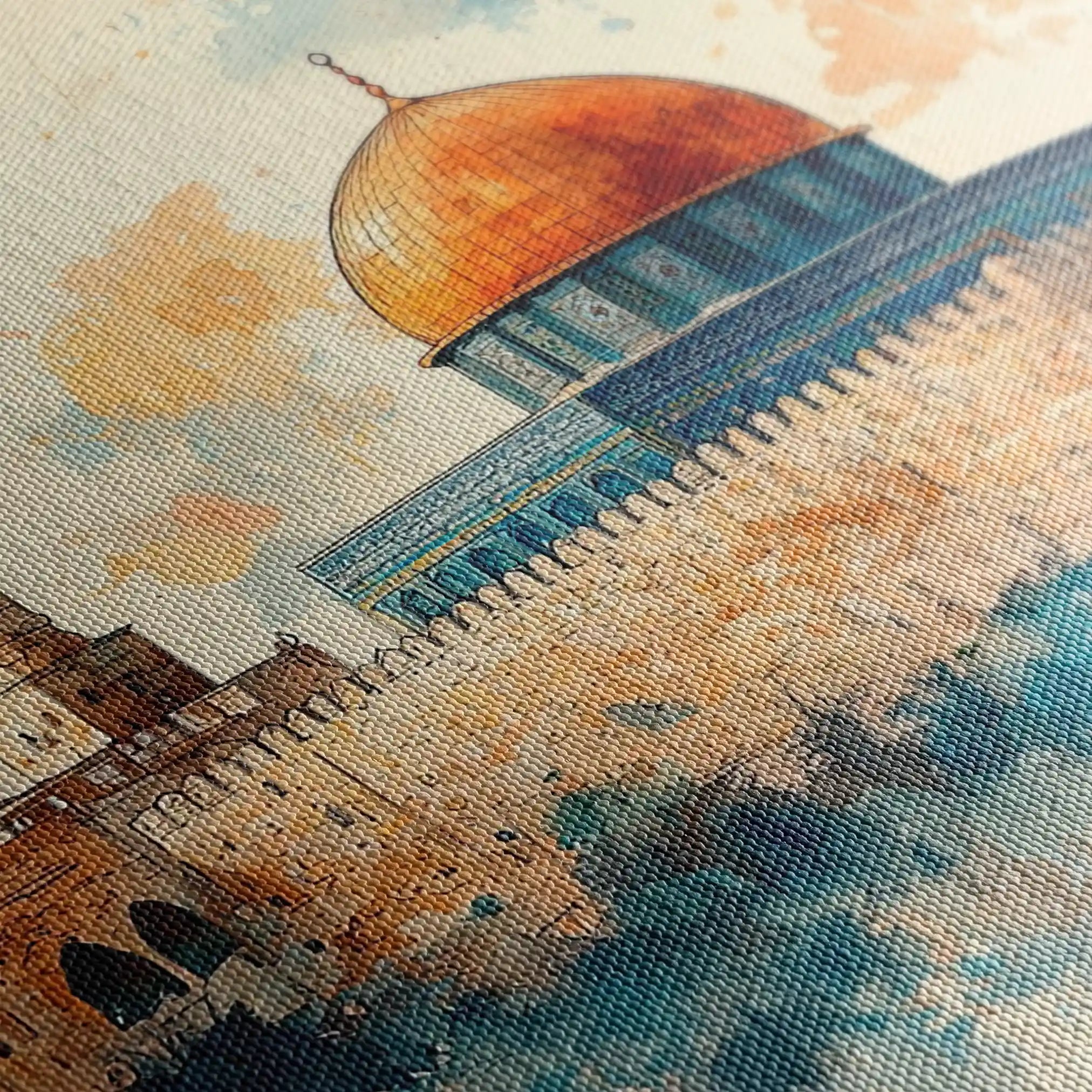 Palestine 085 Canvas Art 90 x 60 cm / Stretched on hidden frame