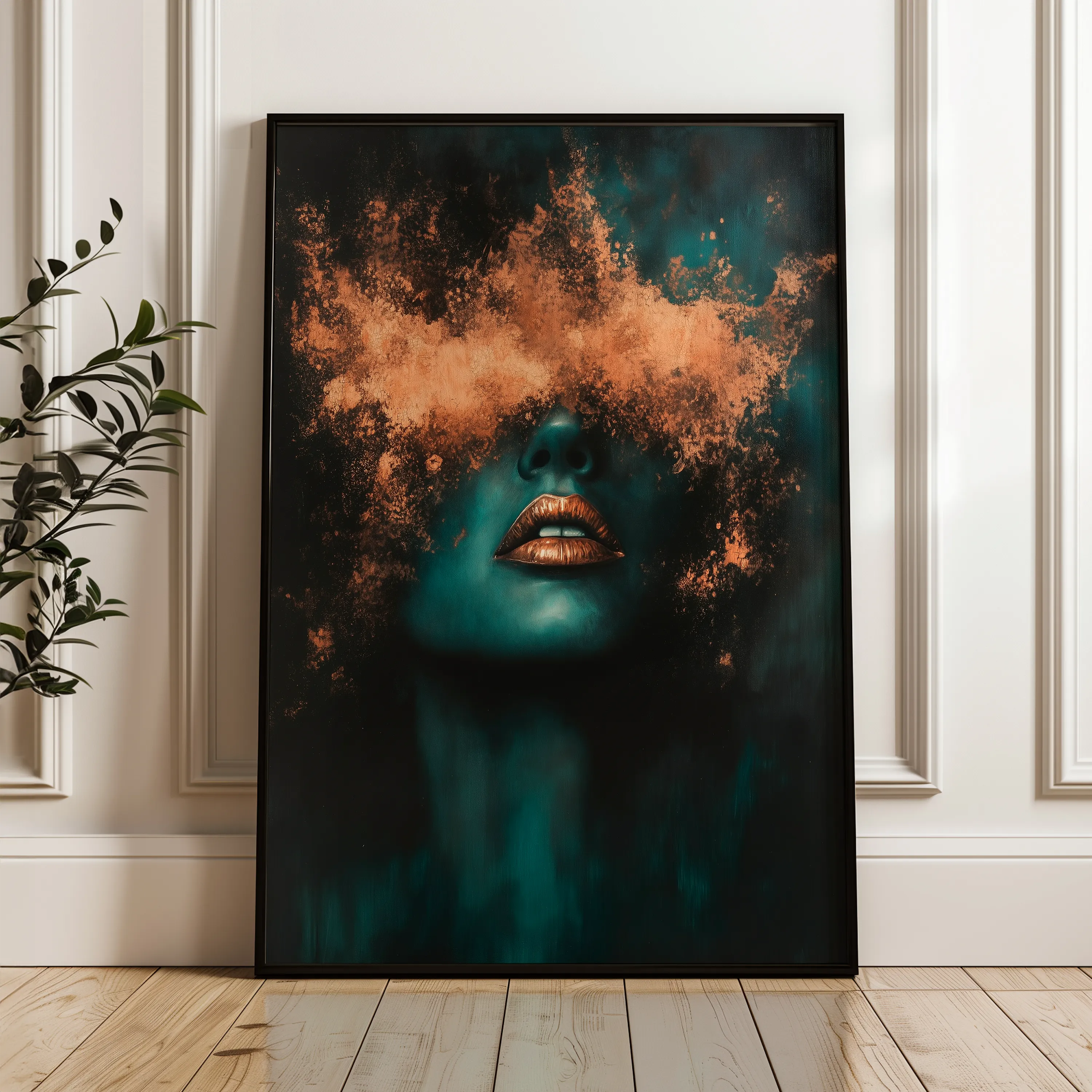 Portrait Canvas Wall Art WAD085-P 90 x 60 cm / Stretched on hidden frame
