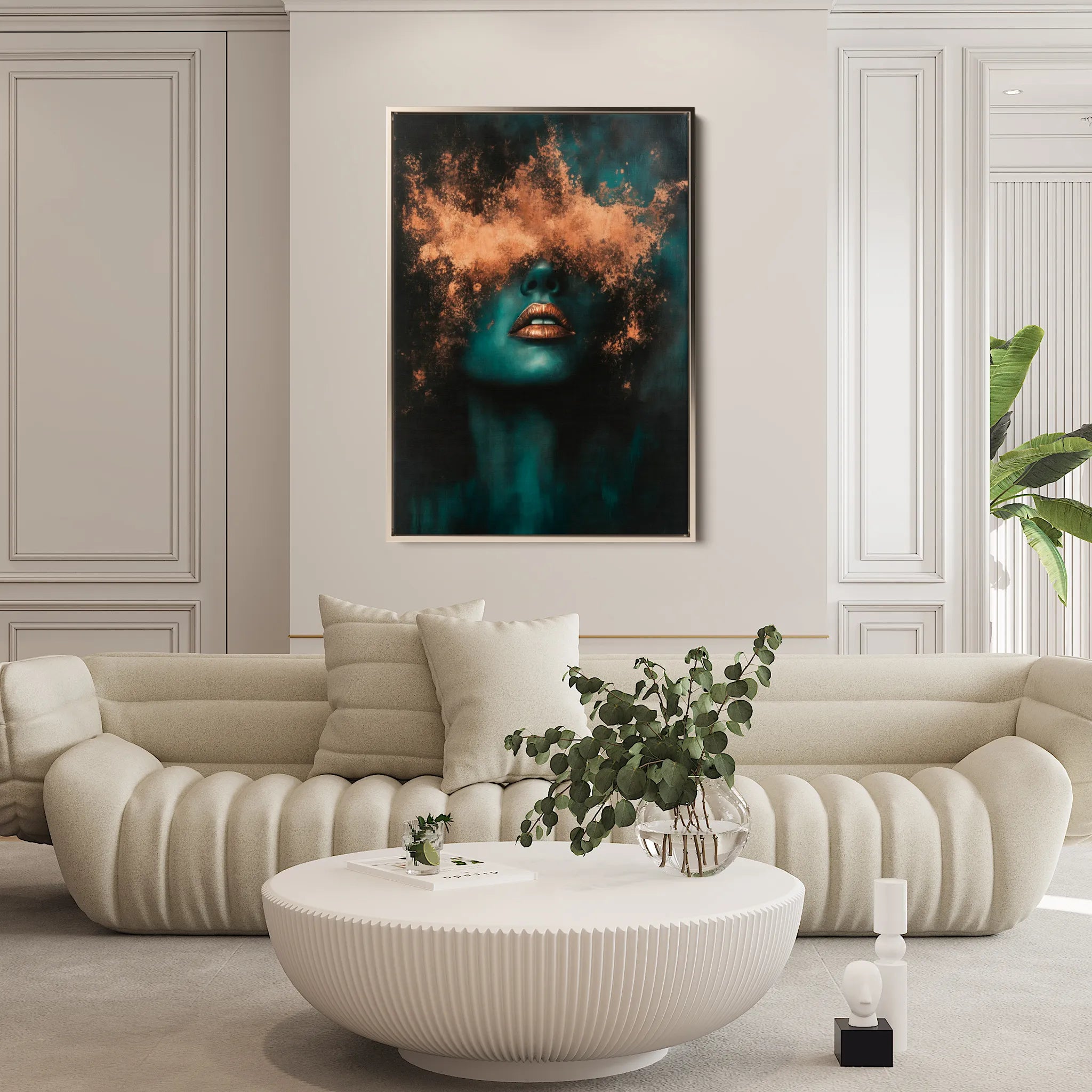 Portrait Canvas Wall Art WAD085-P 90 x 60 cm / Stretched on hidden frame