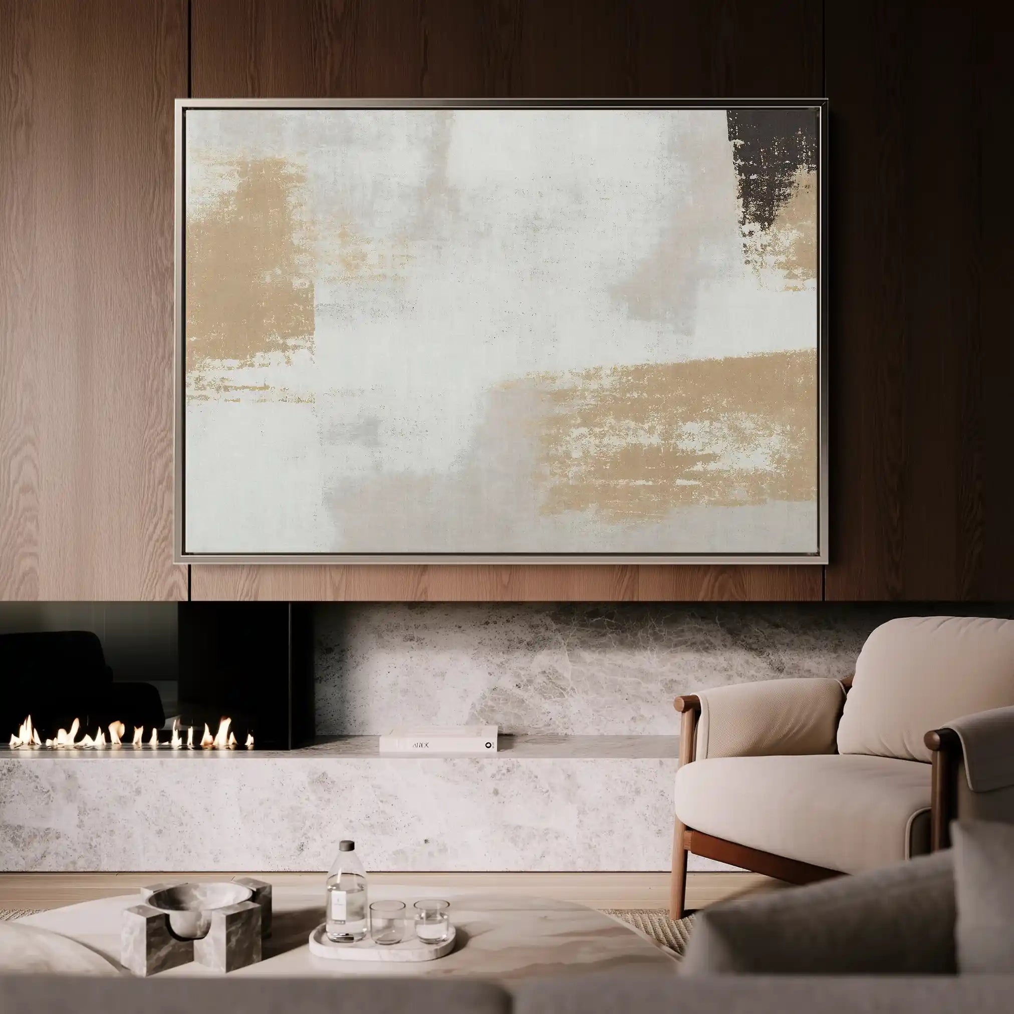 Abstract 086 Canvas Art 60 x 40 cm / Stretched on hidden frame