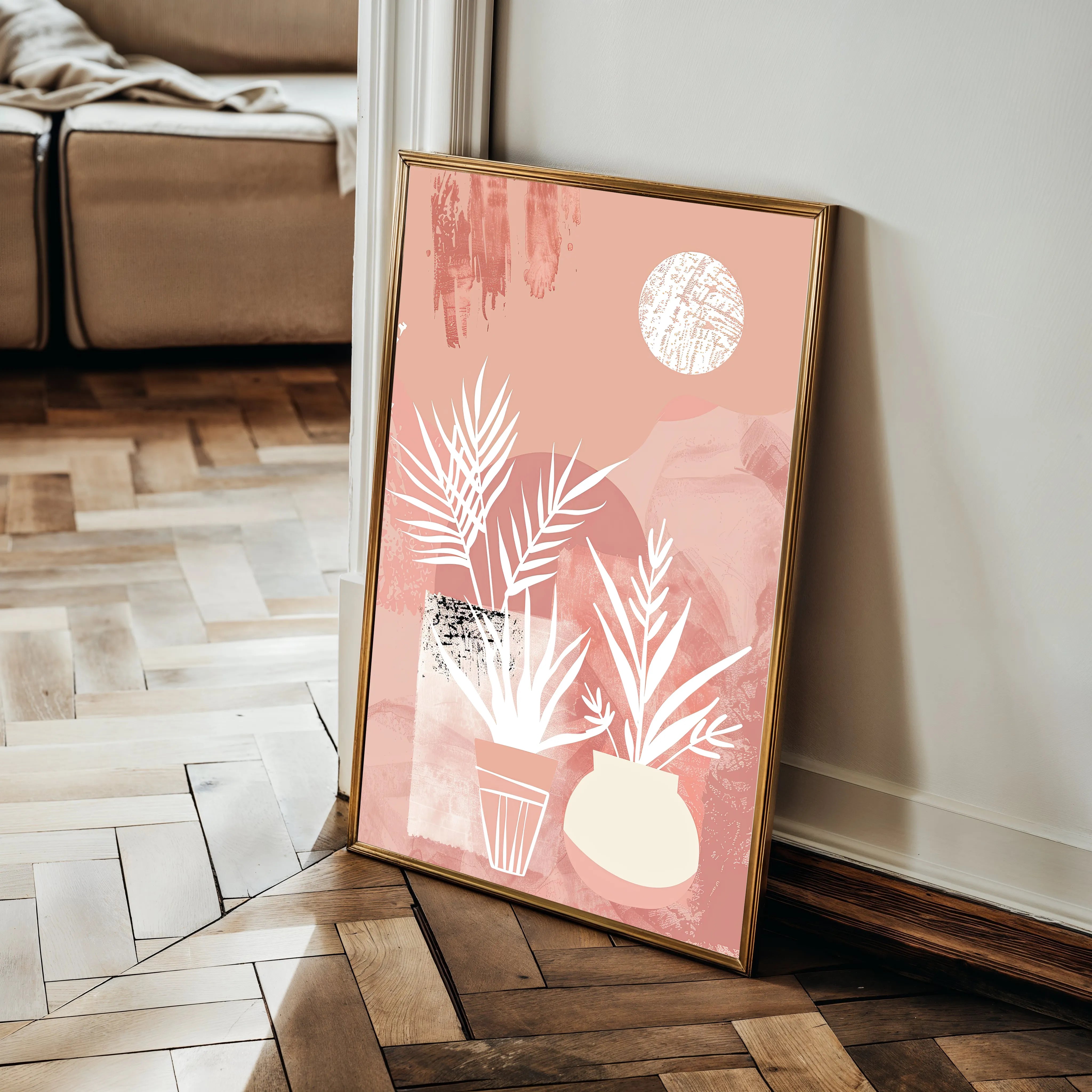 Boho Canvas Wall Art WAD086-BH 90 x 60 cm / Stretched on hidden frame