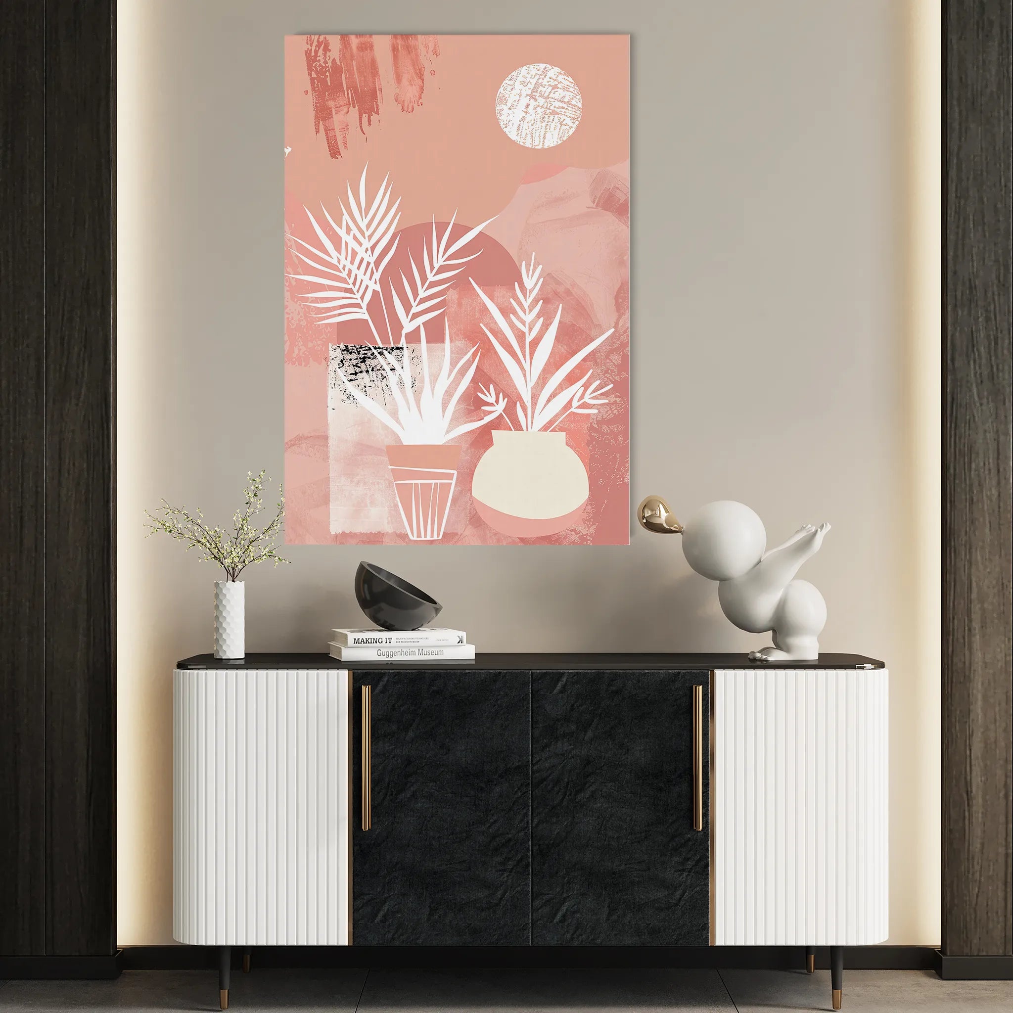 Boho Canvas Wall Art WAD086-BH 90 x 60 cm / Stretched on hidden frame