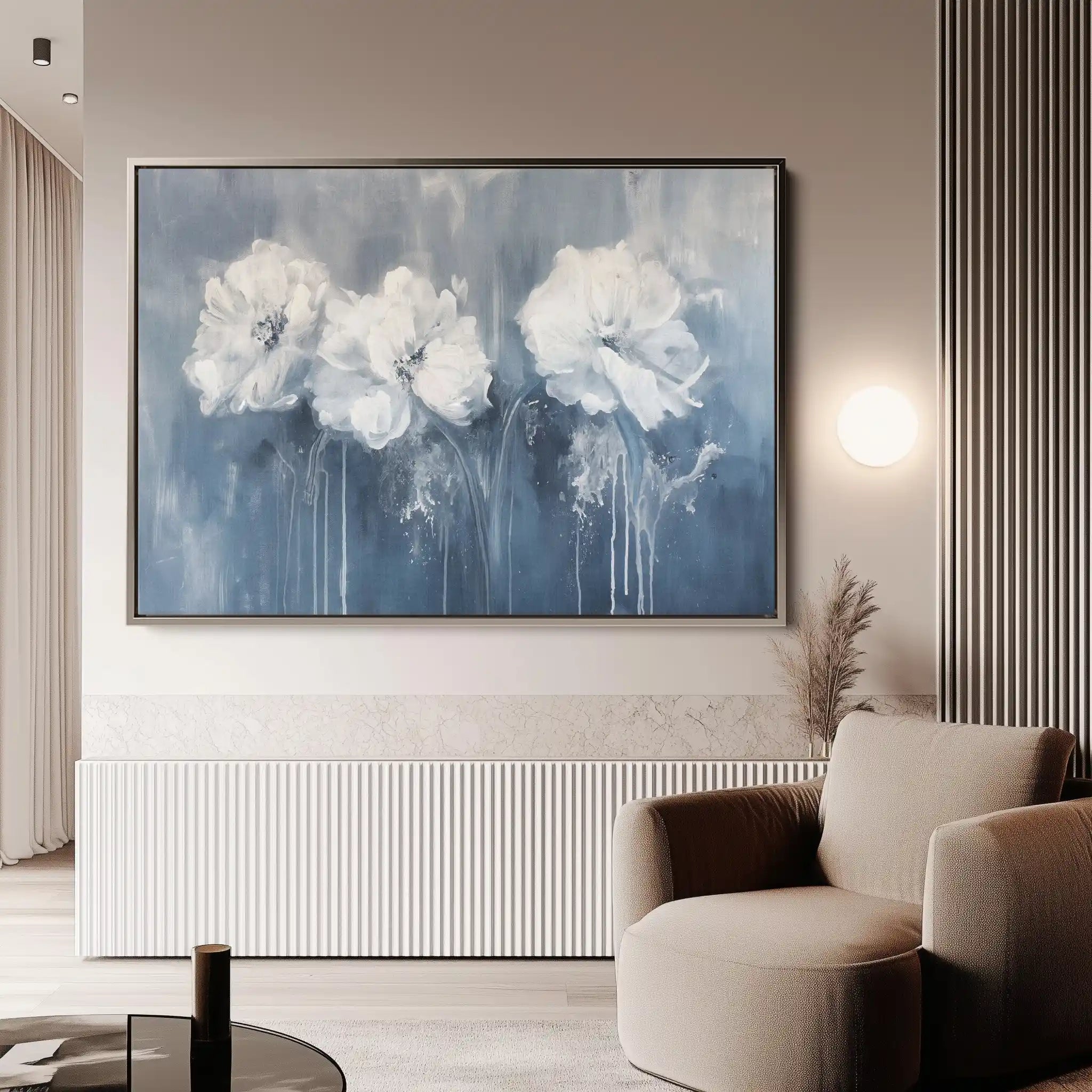 Floral Canvas Wall Art WAD086-F 90 x 60 cm / Stretched on hidden frame