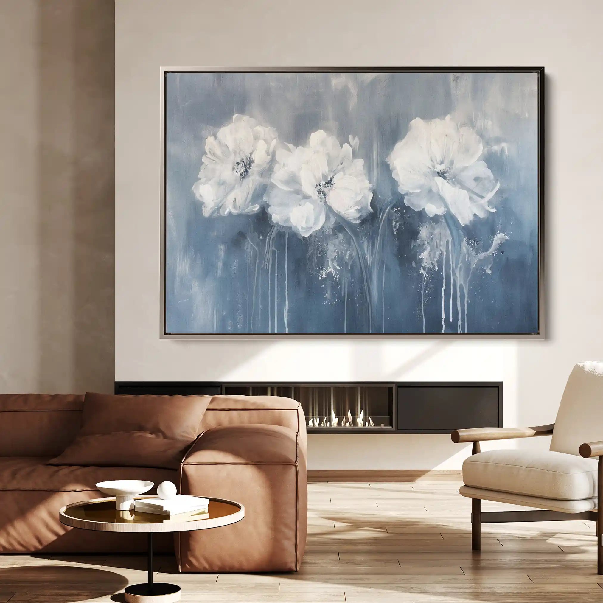 Floral Canvas Wall Art WAD086-F 90 x 60 cm / Stretched on hidden frame