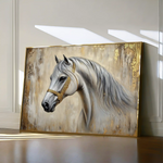 Horses 086 Canvas Art 90 x 60 cm / Stretched on hidden frame
