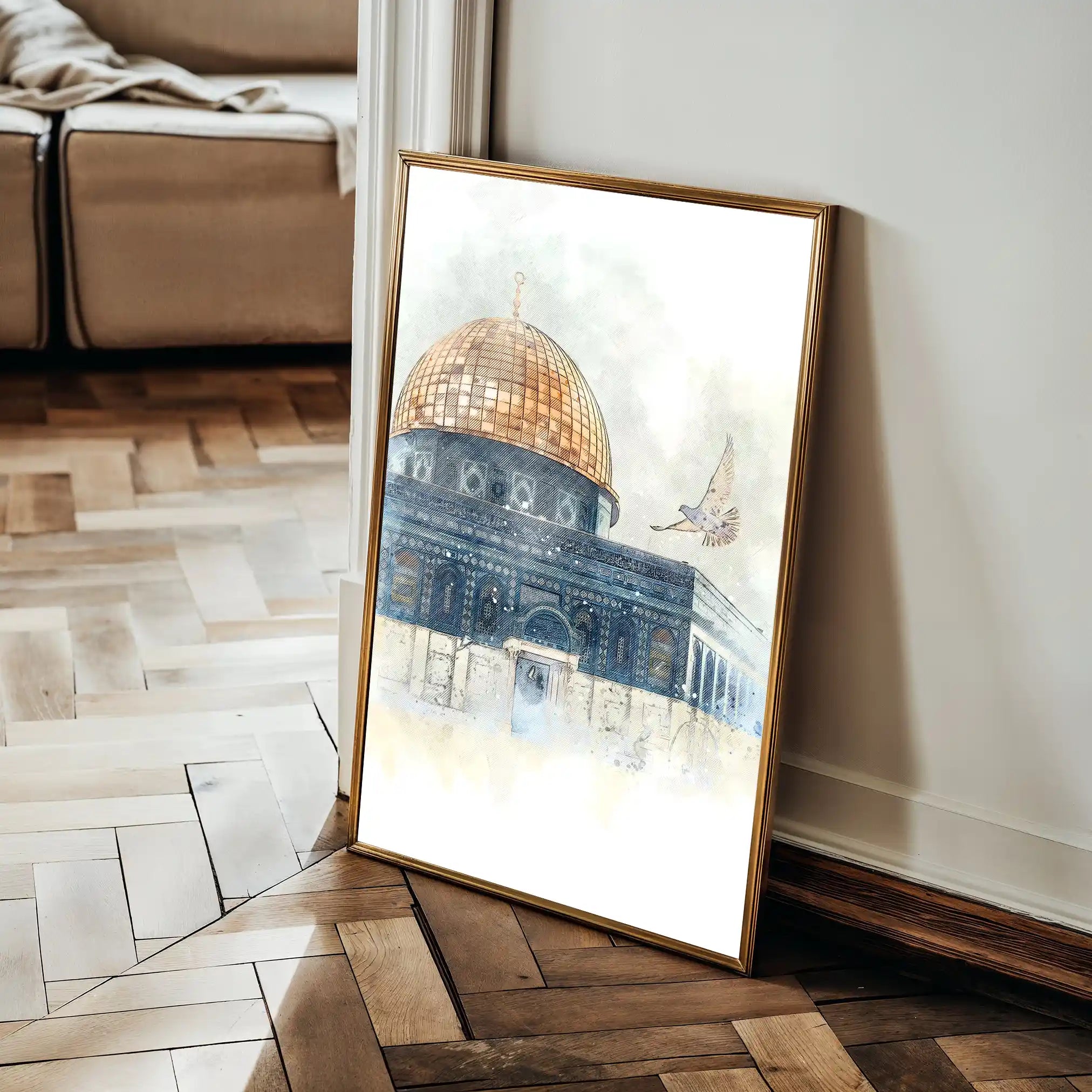 Palestine 086 Canvas Art 90 x 60 cm / Stretched on hidden frame