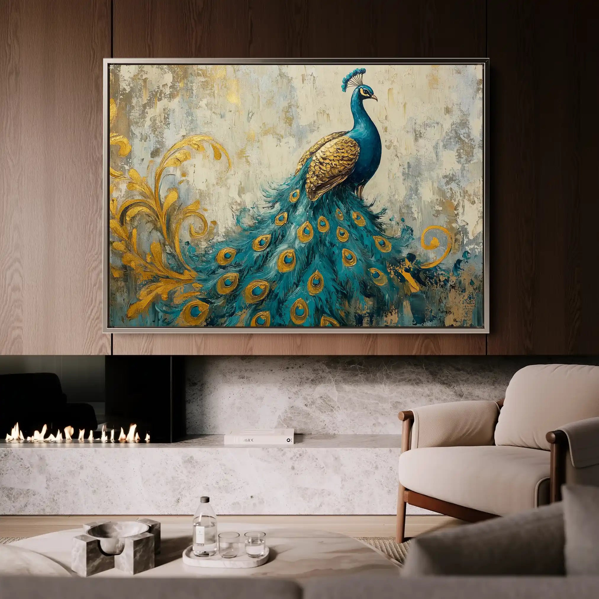 Animals 087 Canvas Art 90 x 60 cm / Stretched on hidden frame