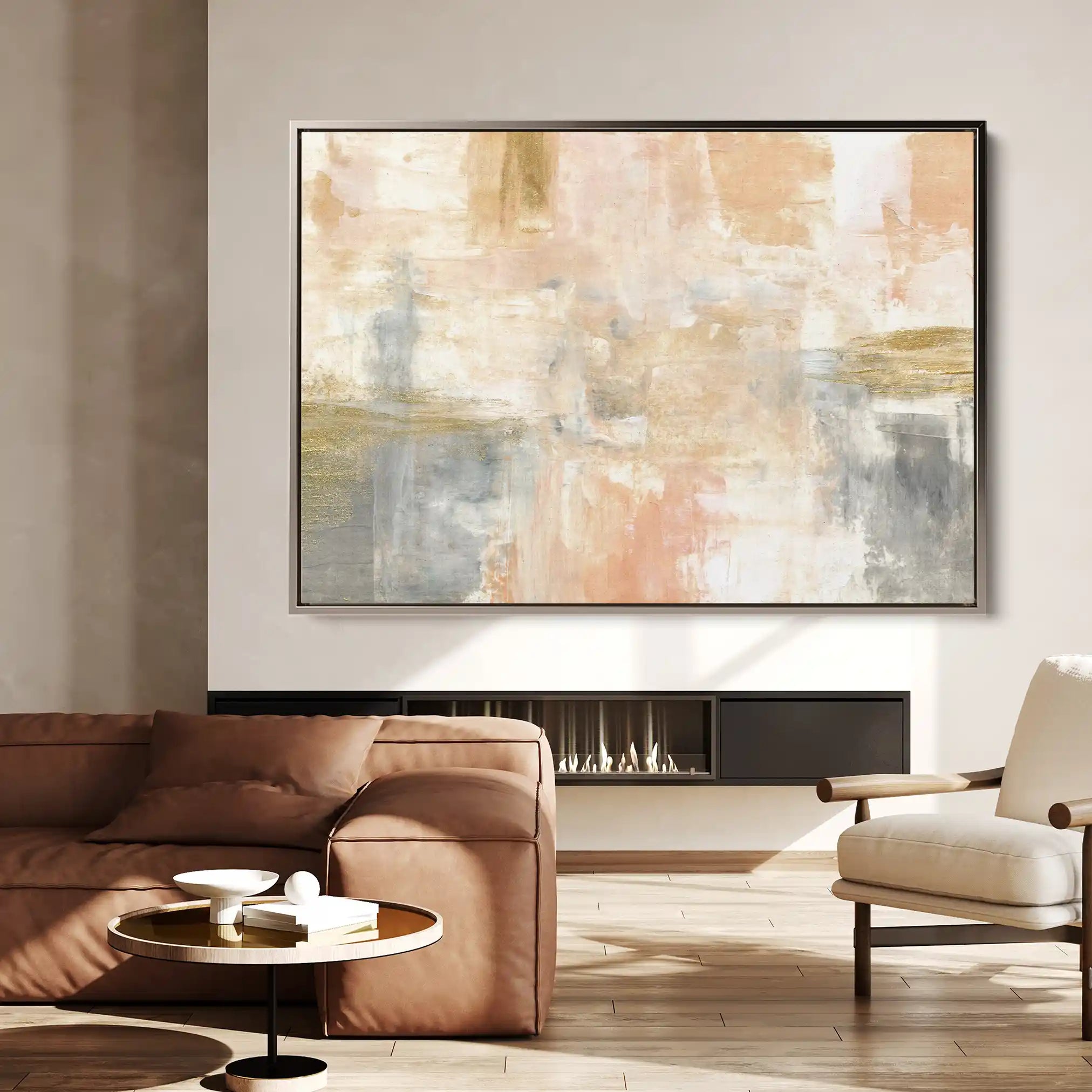 Abstract 087 Canvas Art 60 x 40 cm / Stretched on hidden frame